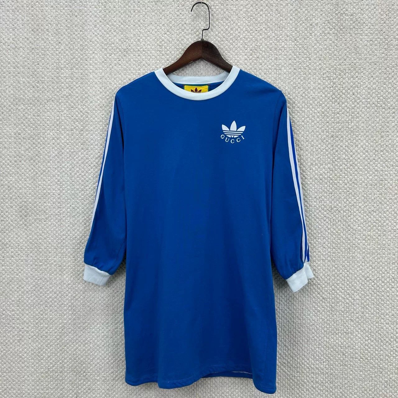 Gucci Gucci x Adidas Logo Long Sleeve T-Shirt Size L Size US L / EU 52-54 / 3 - 2 Thumbnail