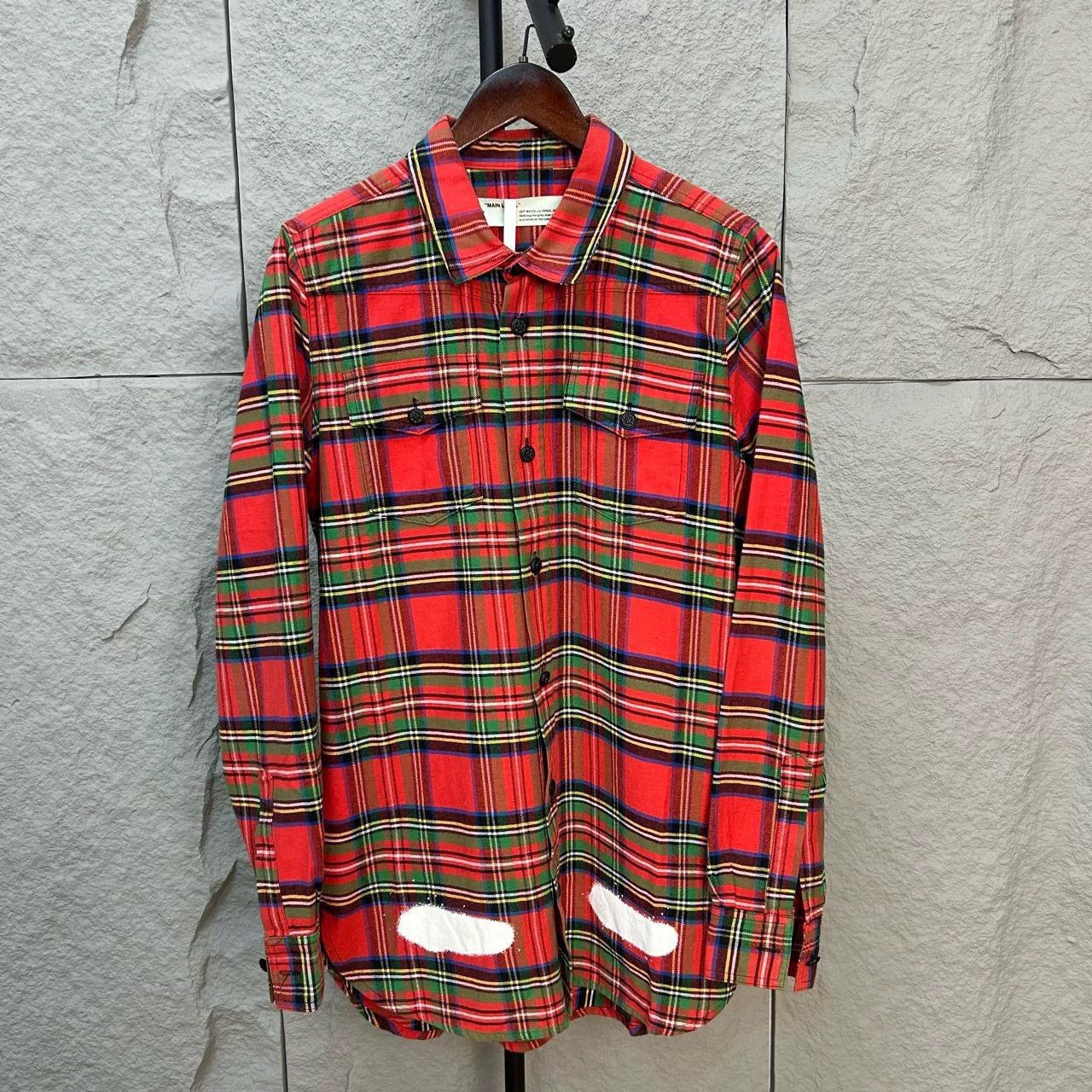 Off-White Off-White Plaid Flannel Shirt Size XS Size US XS / EU 42 / 0 - 2 Thumbnail