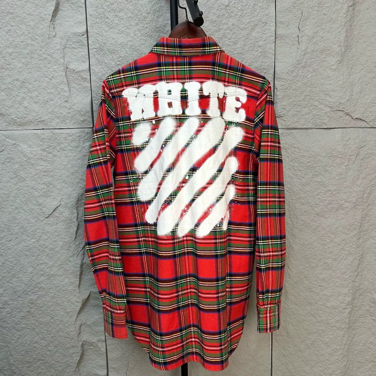 Off-White Off-White Plaid Flannel Shirt Size XS Size US XS / EU 42 / 0 - 3 Thumbnail