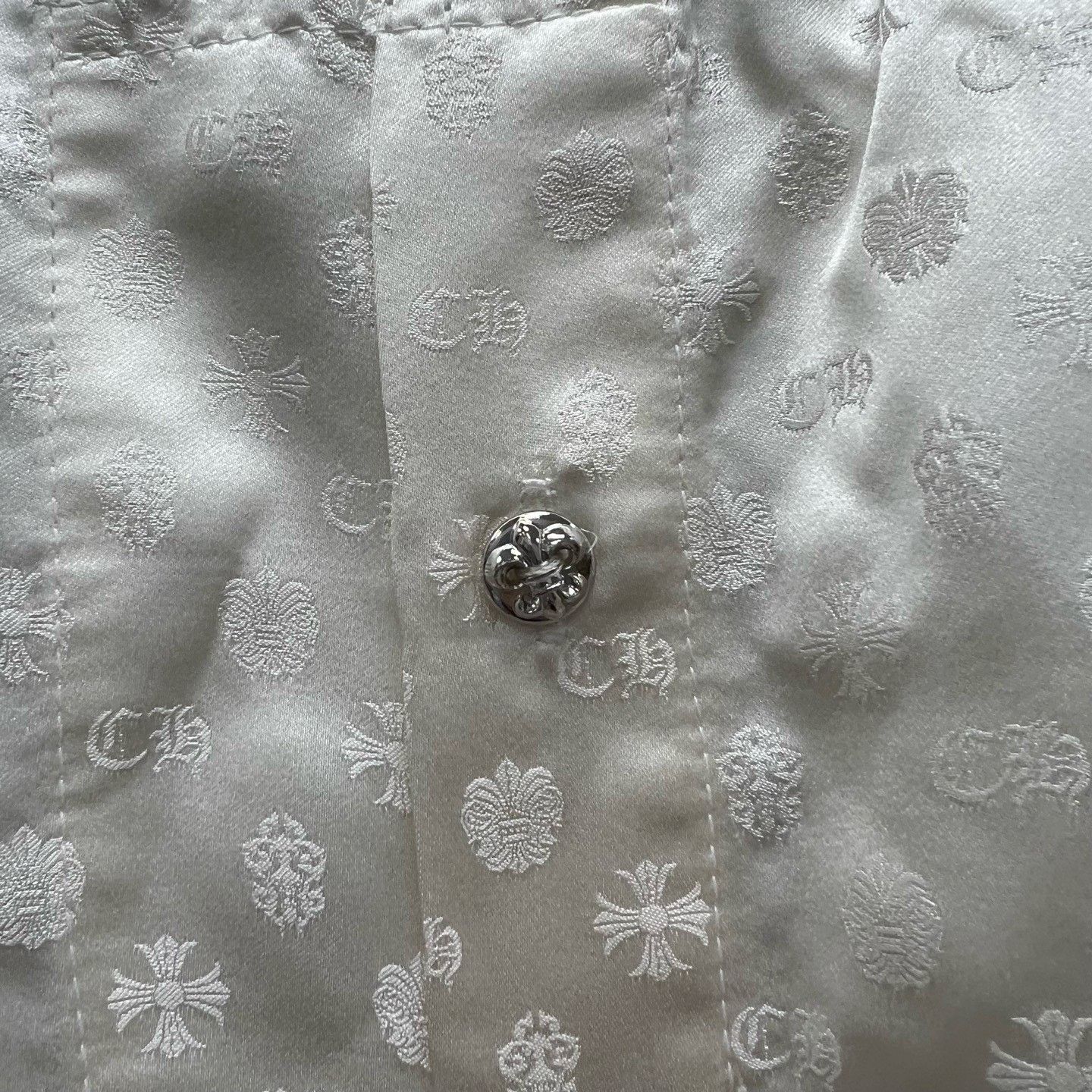 Chrome Hearts Chrome Hearts Jacquard Silk Shorts Size L Size US 34 / EU 50 - 4 Thumbnail