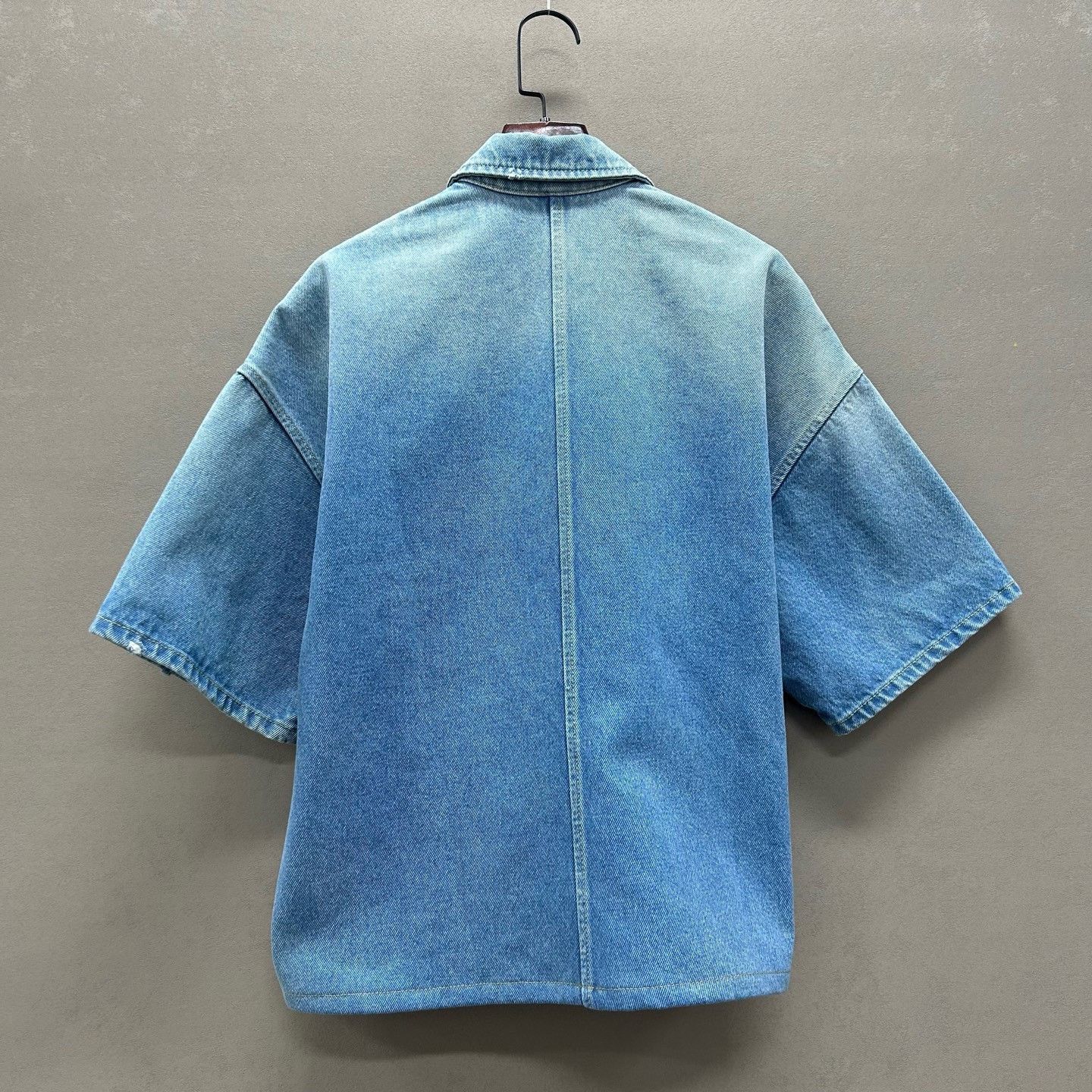 Prada Prada Triangle Logo Denim Shirt IT 38 Size XS / US 0-2 / IT 36-38 - 3 Thumbnail