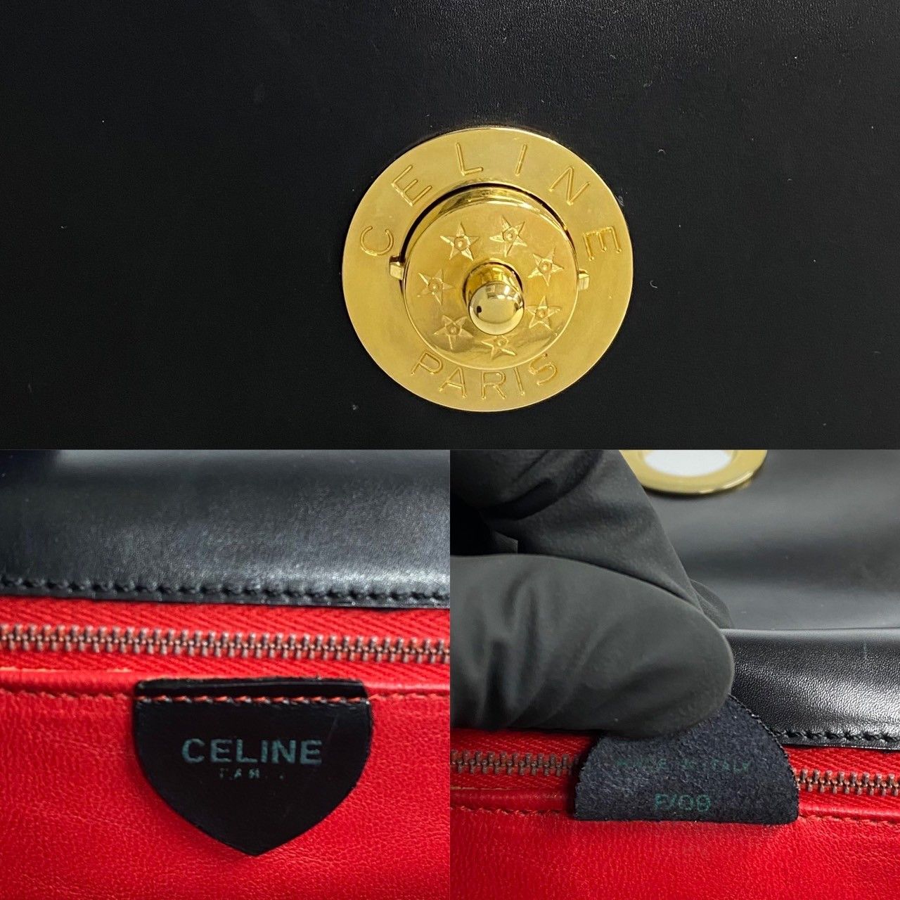 Celine Celine Celine Calf Leather Handbag Leather Tote Bag DUTY FREE for USA Size ONE SIZE - 8 Thumbnail