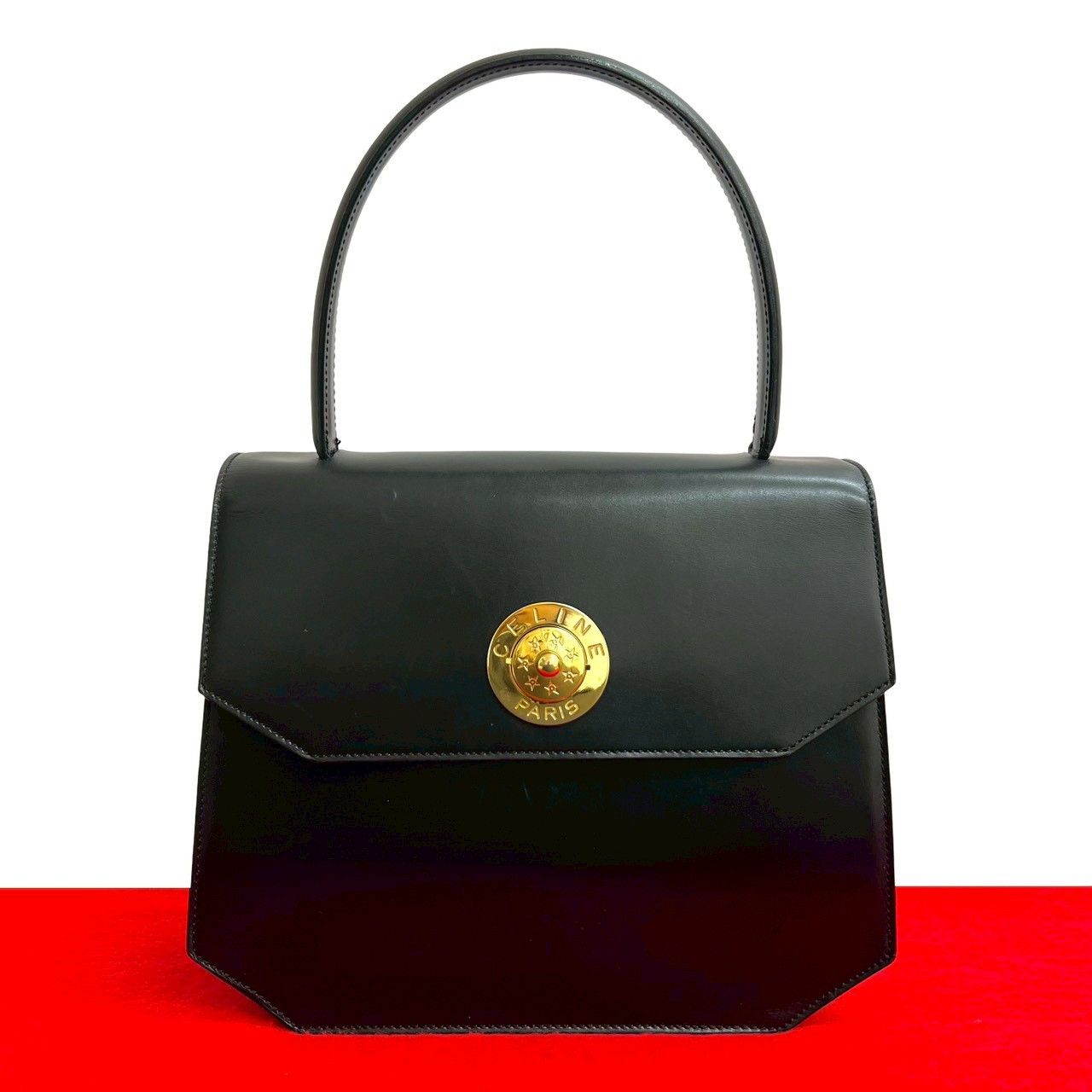 Celine Celine Celine Calf Leather Handbag Leather Tote Bag DUTY FREE for USA Size ONE SIZE - 2 Thumbnail