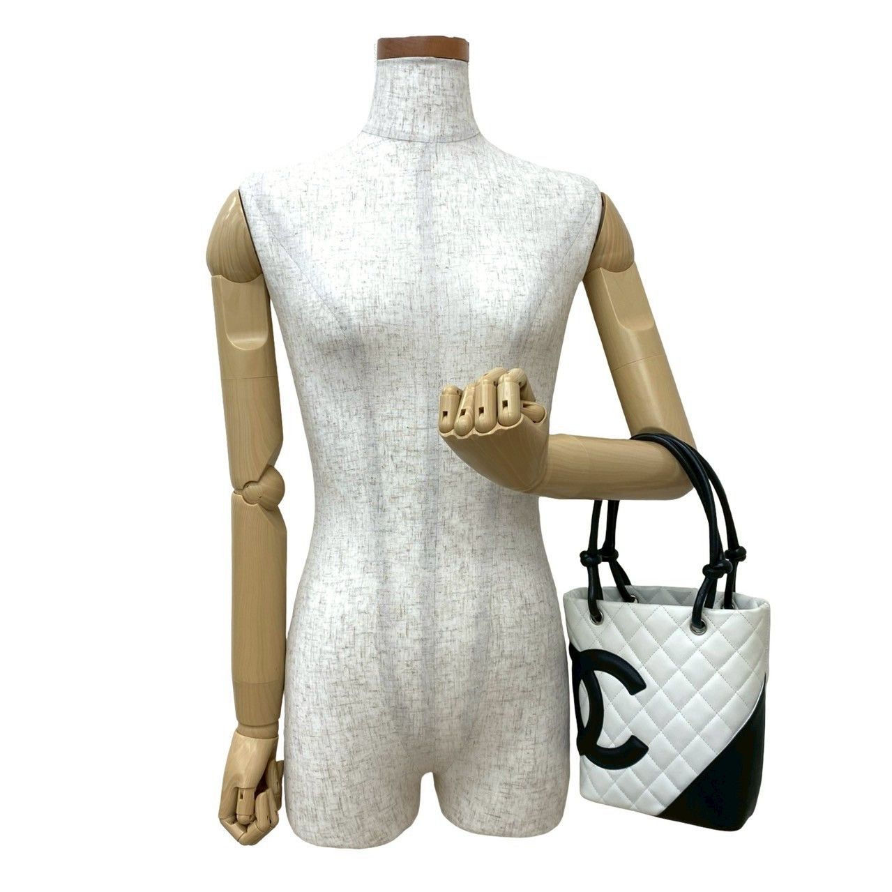 Chanel Chanel Chanel Cambon Line Small Handbag Leather Handbag DUTY FREE for USA Size ONE SIZE - 3 Thumbnail