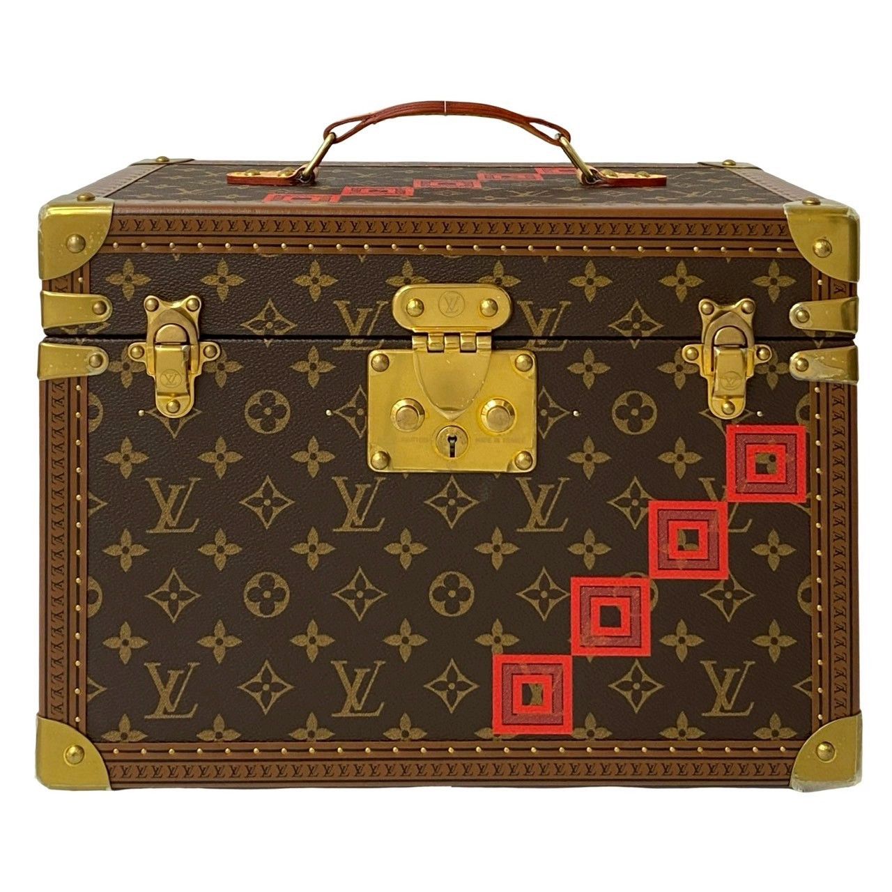 Louis Vuitton Louis Vuitton Louis Vuitton Boite Pharmacie Monogram Handbag Textile Vanity Bag DUTY FREE for USA Size ONE SIZE - 2 Thumbnail