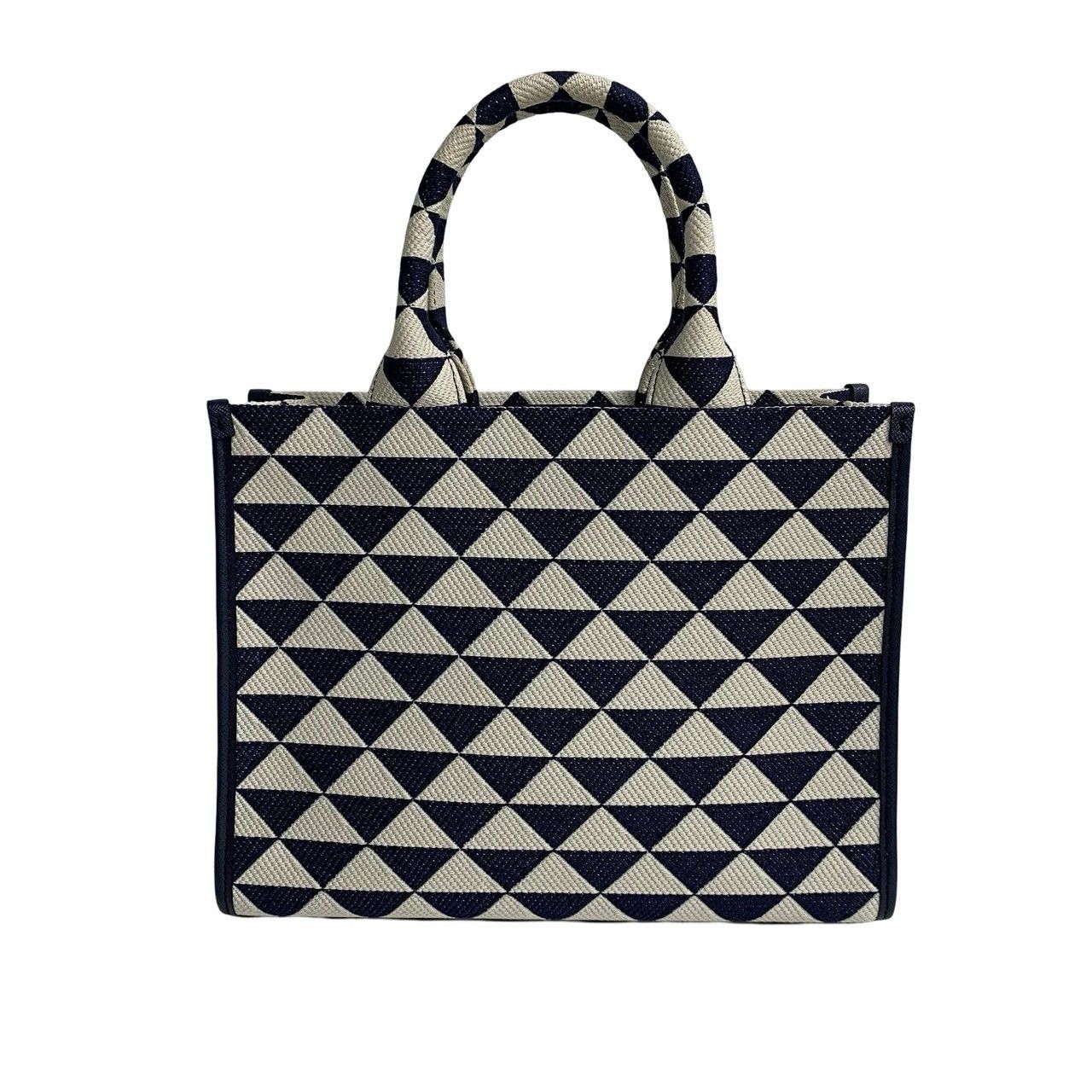 Prada Prada Prada Symbol Embroidery Fabric 2way Bag Textile Handbag DUTY FREE for USA Size ONE SIZE - 5 Thumbnail