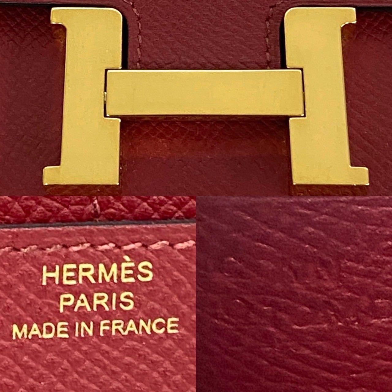 Hermes Hermes Hermes Constance Compact Leather Wallet Leather Short Wallet Stamp C (2018) DUTY FREE for USA Size ONE SIZE - 3 Thumbnail