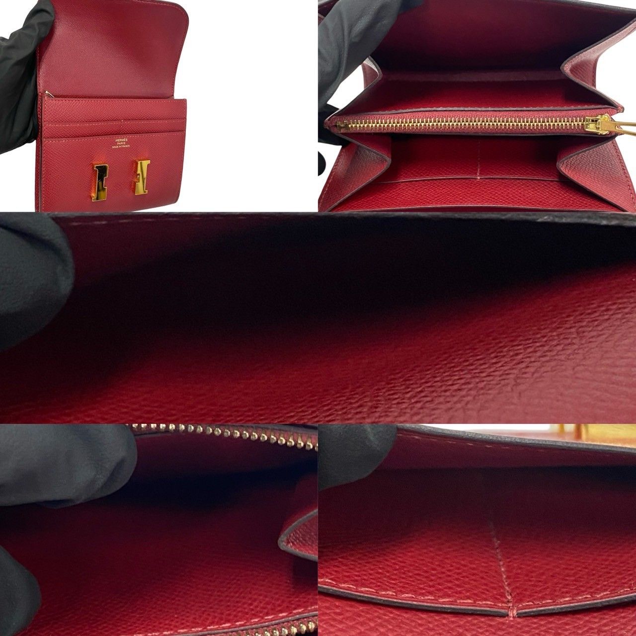 Hermes Hermes Hermes Constance Compact Leather Wallet Leather Short Wallet Stamp C (2018) DUTY FREE for USA Size ONE SIZE - 7 Thumbnail