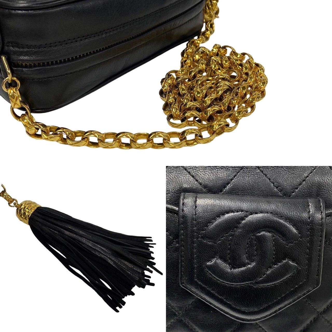 Chanel Chanel Chanel Matelasse Lambskin Shoulder Bag Leather Shoulder Bag DUTY FREE for USA Size ONE SIZE - 5 Thumbnail