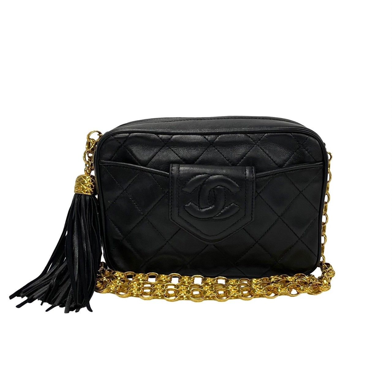 Chanel Chanel Chanel Matelasse Lambskin Shoulder Bag Leather Shoulder Bag DUTY FREE for USA Size ONE SIZE - 2 Thumbnail