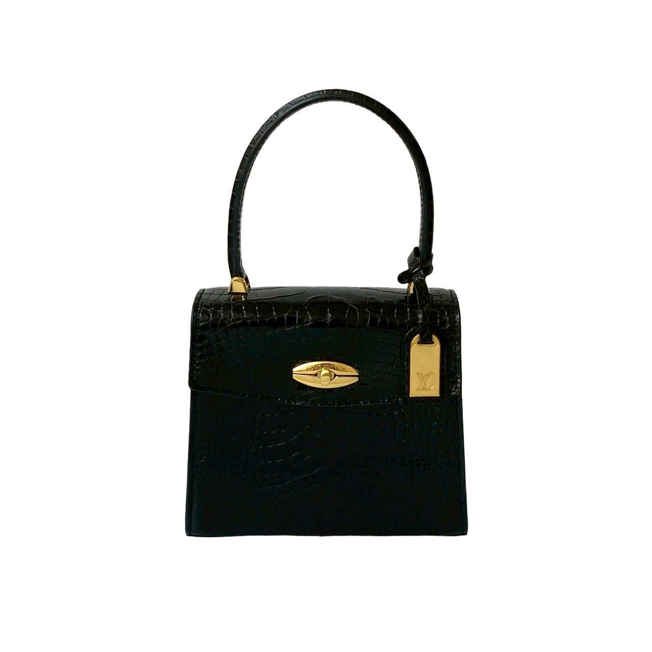 Louis Vuitton Louis Vuitton Louis Vuitton Mini Mallette Crocodile Handbag Leather Handbag DUTY FREE for USA Size ONE SIZE - 2 Thumbnail