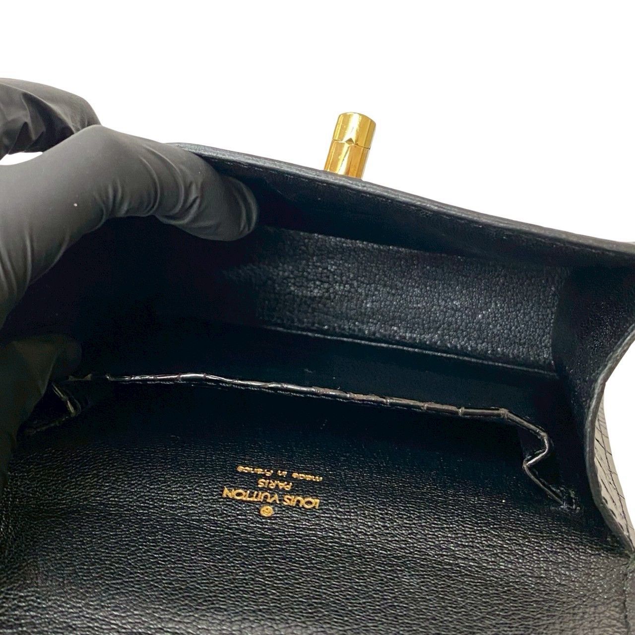 Louis Vuitton Louis Vuitton Louis Vuitton Mini Mallette Crocodile Handbag Leather Handbag DUTY FREE for USA Size ONE SIZE - 10 Thumbnail