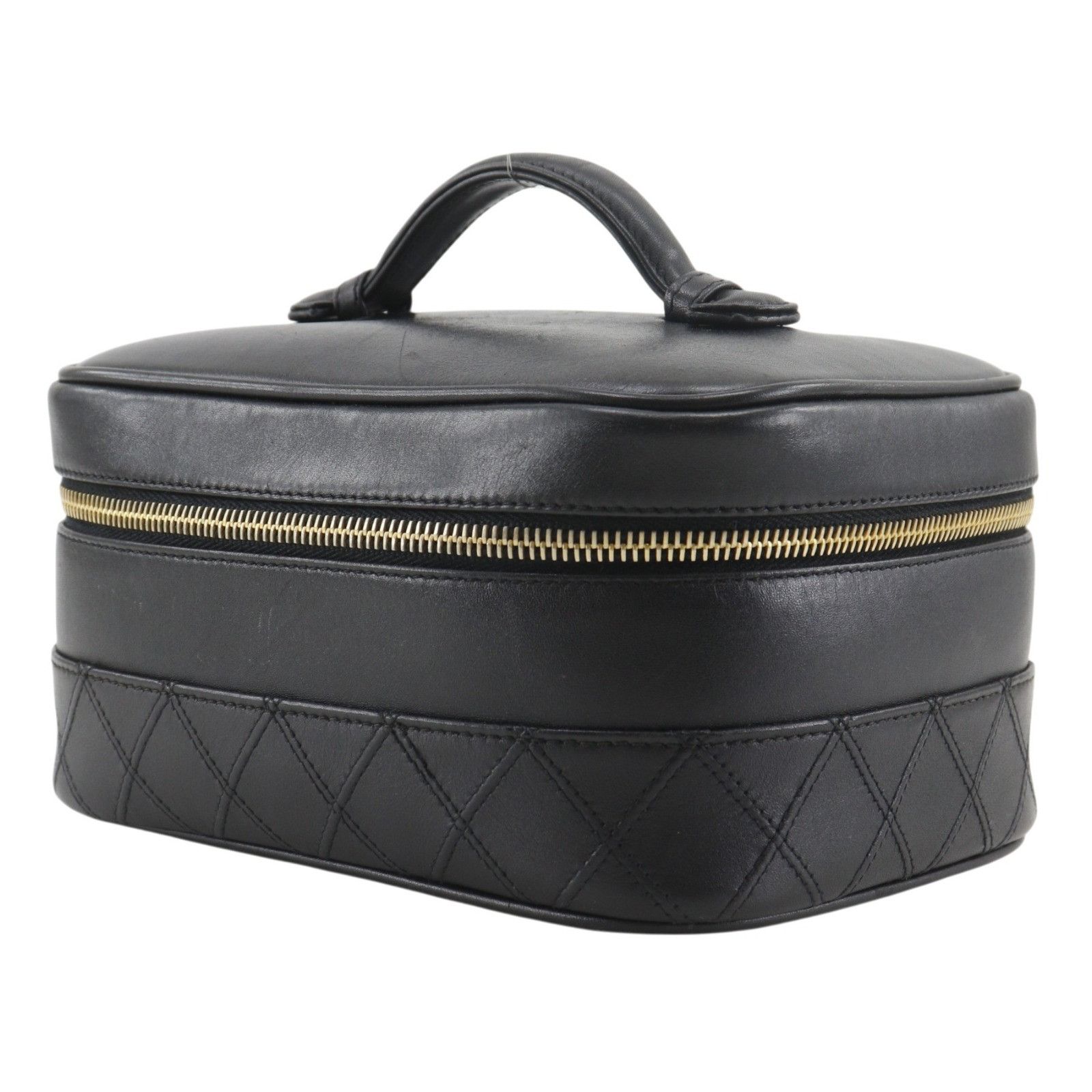 Chanel Chanel Chanel Bicolor Calf Vanity Bag Leather Vanity Bag DUTY FREE for USA Size ONE SIZE - 2 Thumbnail