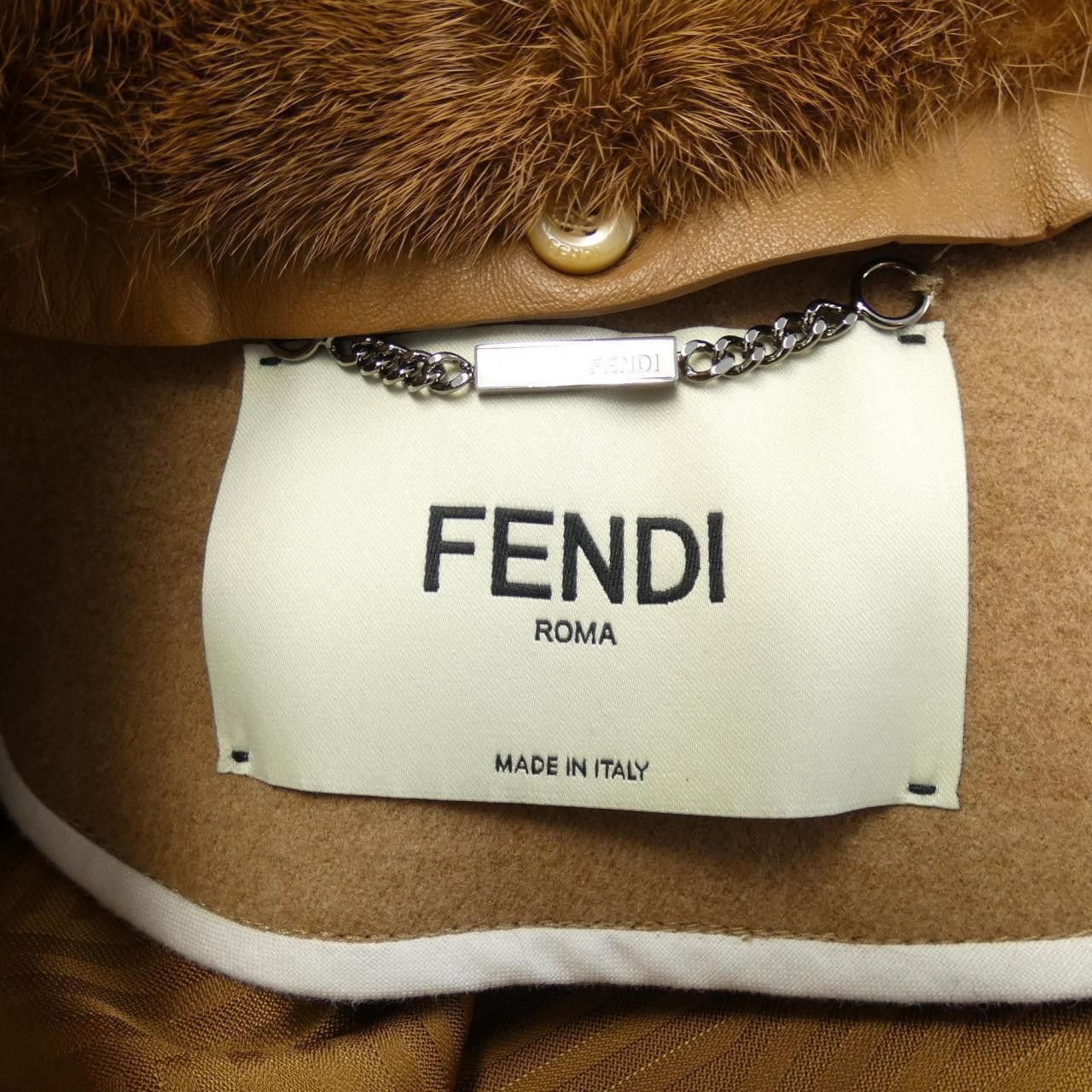 Fendi Fendi Fendi Camel Jacket Textile Outerwear FJ6851 40U DUTY FREE for USA Size ONE SIZE - 5 Thumbnail