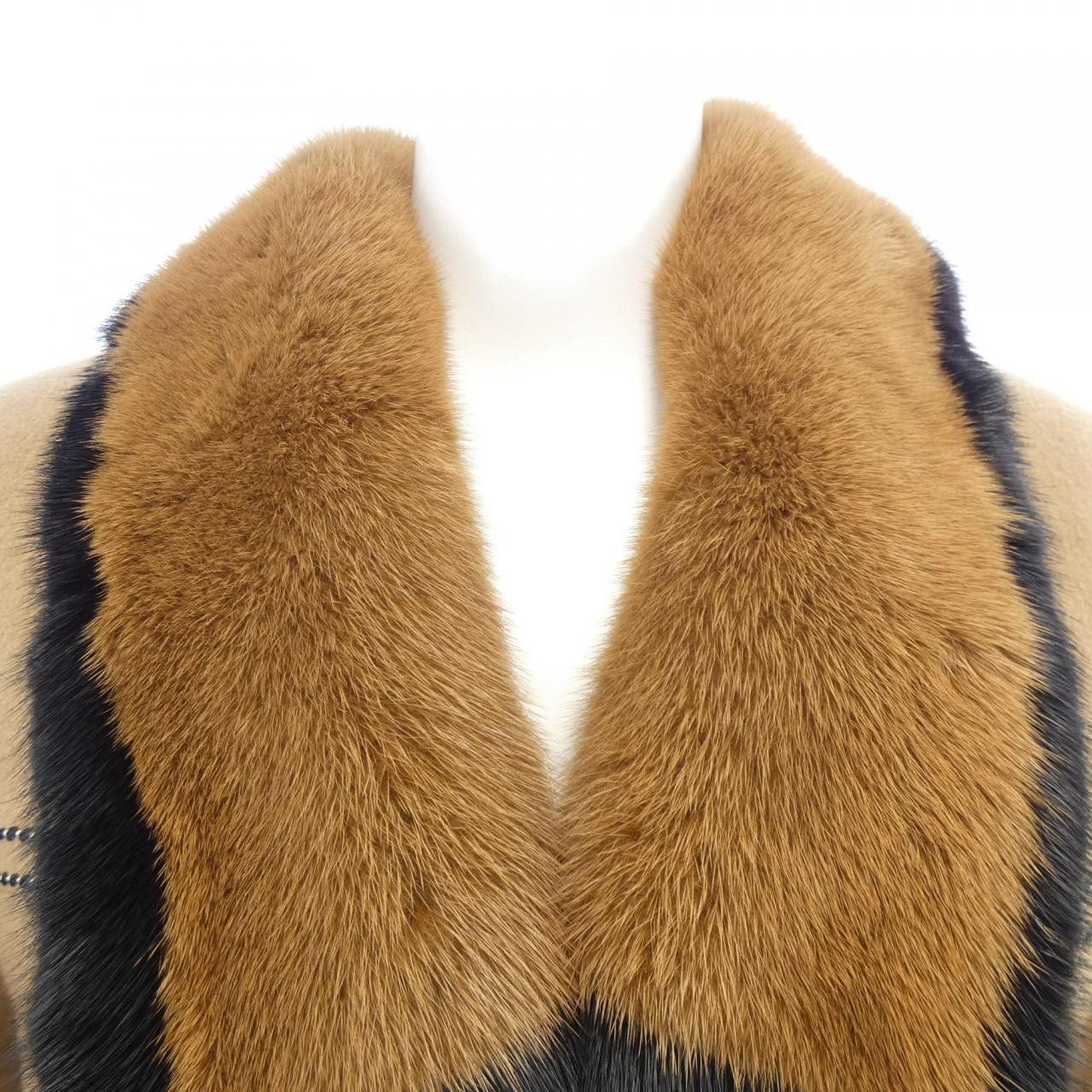 Fendi Fendi Fendi Camel Jacket Textile Outerwear FJ6851 40U DUTY FREE for USA Size ONE SIZE - 6 Thumbnail