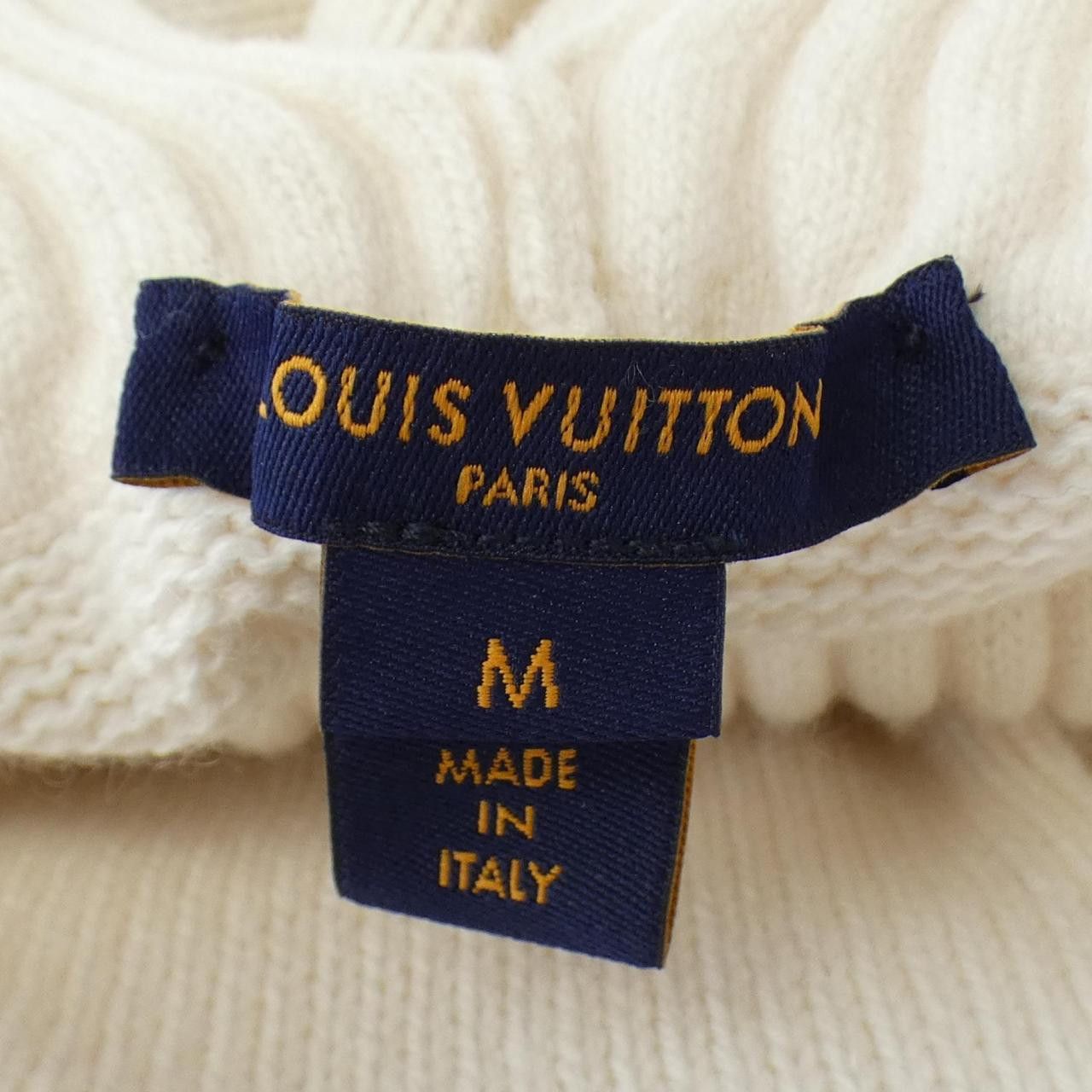 Louis Vuitton Louis Vuitton Louis Vuitton Open Sleeve Cashmere Pullover Cashmere Knitwear Textile Tops FNKL24PU7 DUTY FREE for USA Size ONE SIZE - 4 Thumbnail