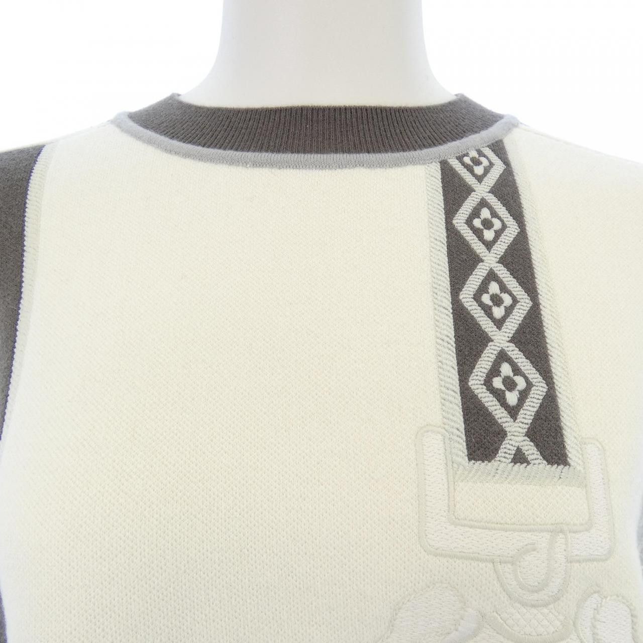 Hermes Hermes Hermes ETRIERS STIRRS Cashmere Blend Knit Textile Tops DUTY FREE for USA Size ONE SIZE - 5 Thumbnail