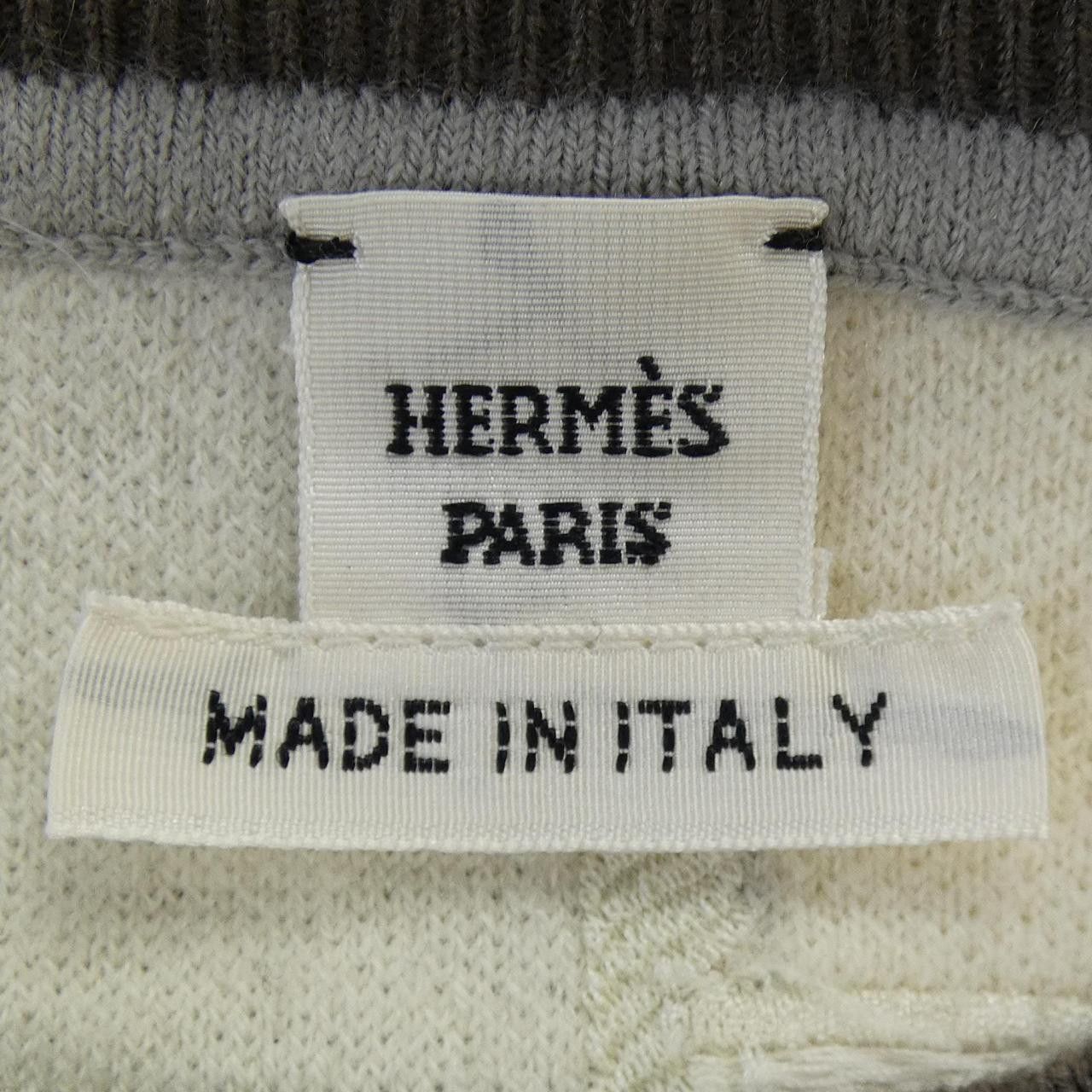 Hermes Hermes Hermes ETRIERS STIRRS Cashmere Blend Knit Textile Tops DUTY FREE for USA Size ONE SIZE - 4 Thumbnail