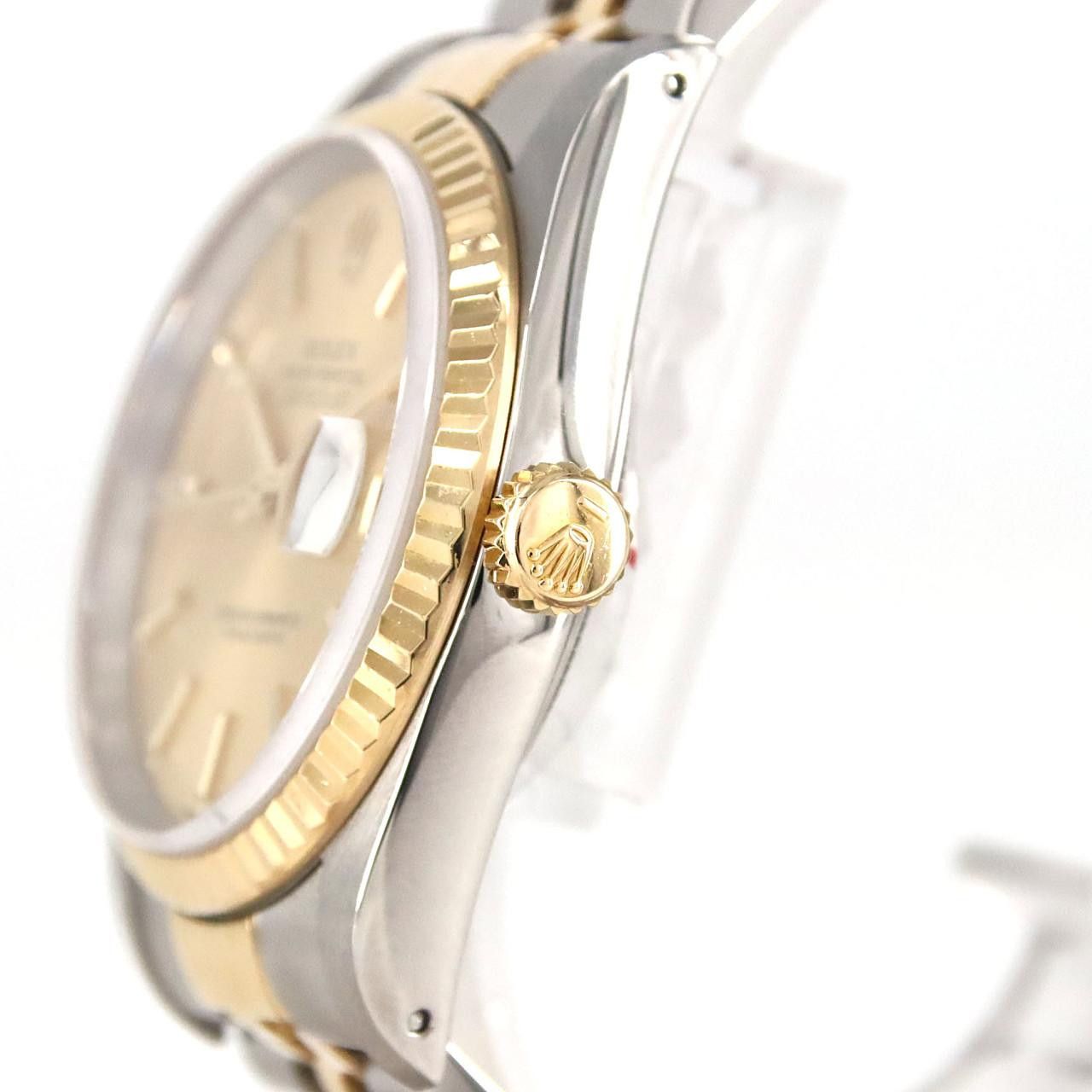 Rolex Rolex Rolex Datejust Stainless Steel Yellow Gold Watch Metal Automatic 16233 DUTY FREE for USA Size ONE SIZE - 4 Thumbnail