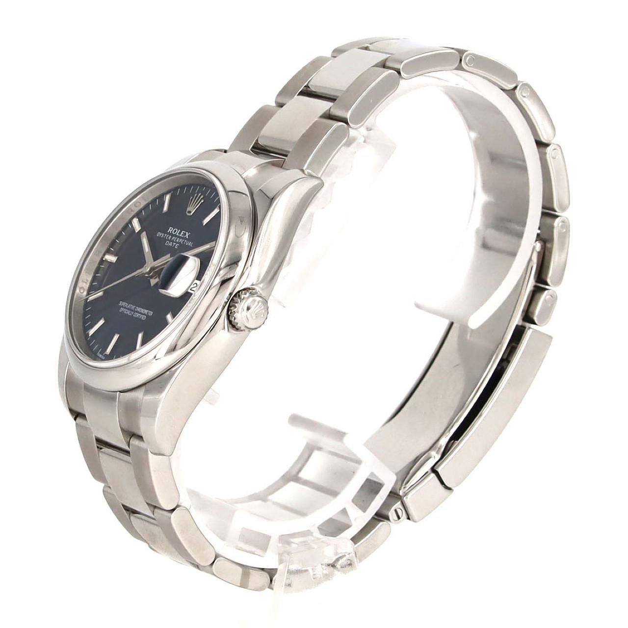 Rolex Rolex Rolex Oyster Perpetual Date Stainless Steel Mens Watch Metal Automatic 115200 DUTY FREE for USA Size ONE SIZE - 2 Thumbnail