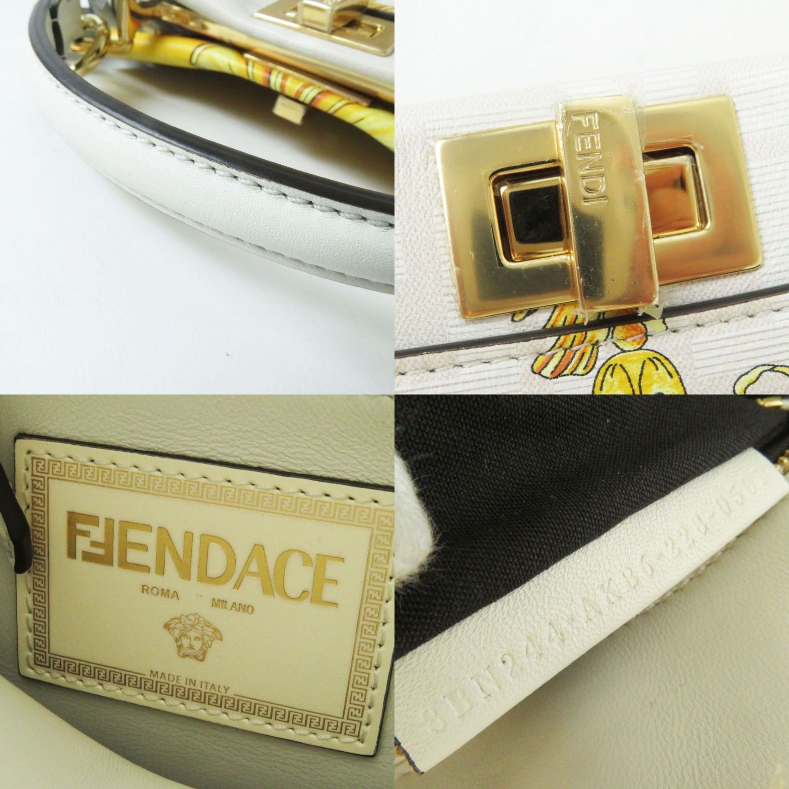 Fendi Fendi Fendi Versace Leather Handbag Leather Handbag 8BN244 DUTY FREE for USA Size ONE SIZE - 10 Thumbnail