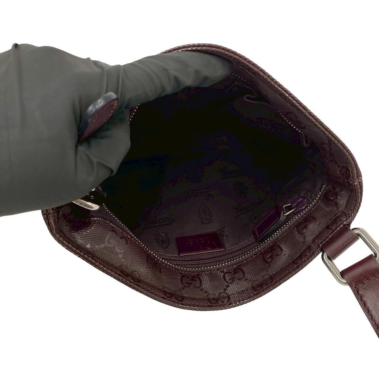 Gucci Gucci Gucci GG Imprime Leather Shoulder Bag Leather Shoulder Bag DUTY FREE for USA Size ONE SIZE - 10 Thumbnail