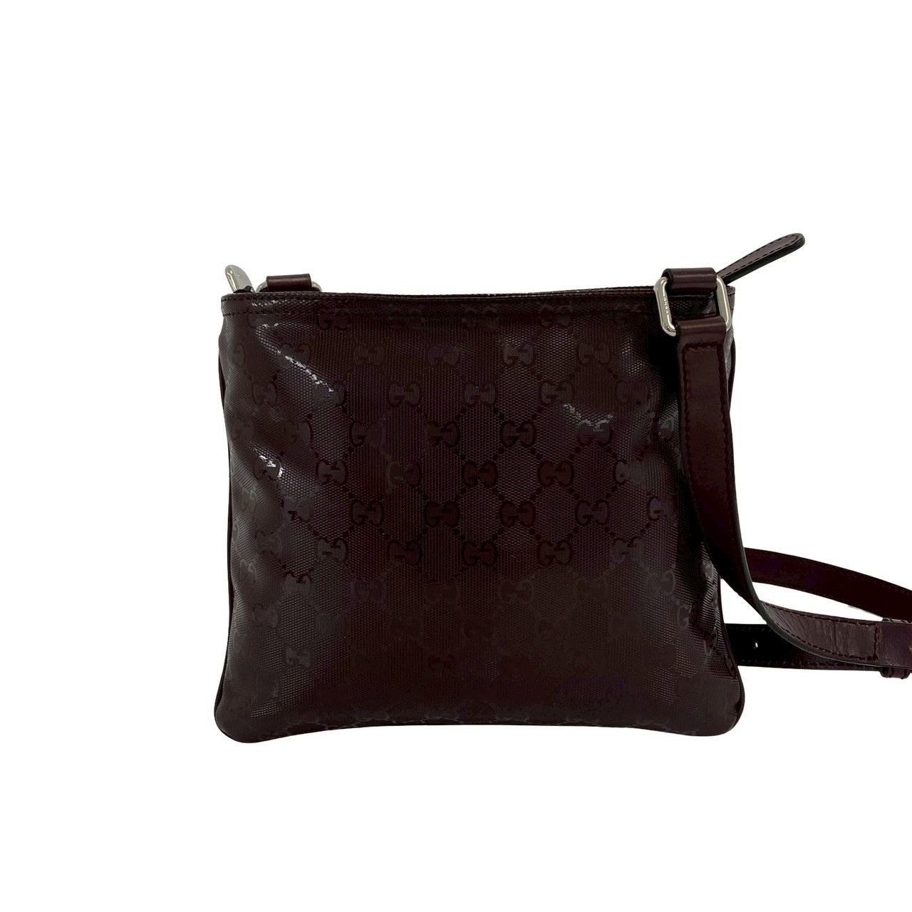 Gucci Gucci Gucci GG Imprime Leather Shoulder Bag Leather Shoulder Bag DUTY FREE for USA Size ONE SIZE - 4 Thumbnail