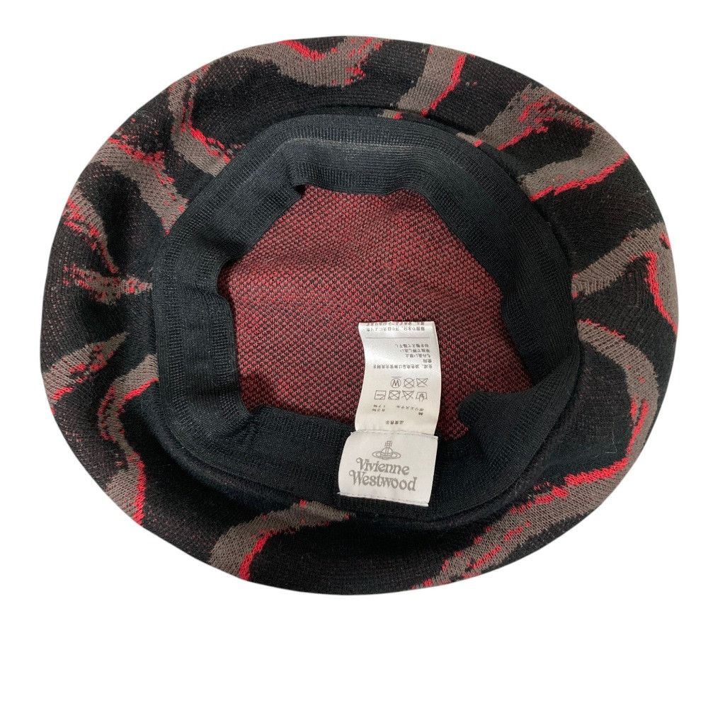 Vivienne Westwood Vivienne Westwood Vivienne Westwood VERMICELLI ORB Jacquard Beret Textile Hats DUTY FREE for USA Size ONE SIZE - 4 Thumbnail