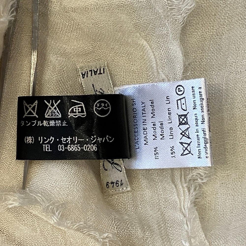 Other Other Faliero Sarti Linen Blend Large Stole Textile Scarf DUTY FREE for USA Size ONE SIZE - 8 Thumbnail