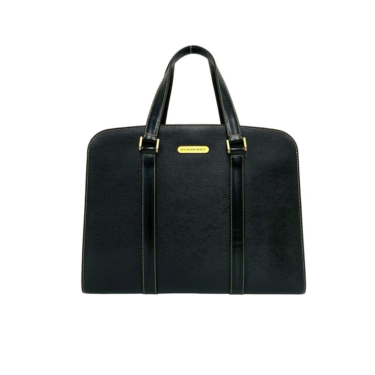 Burberry Burberry Burberry Leather Handbag Leather Tote Bag DUTY FREE for USA Size ONE SIZE - 2 Thumbnail