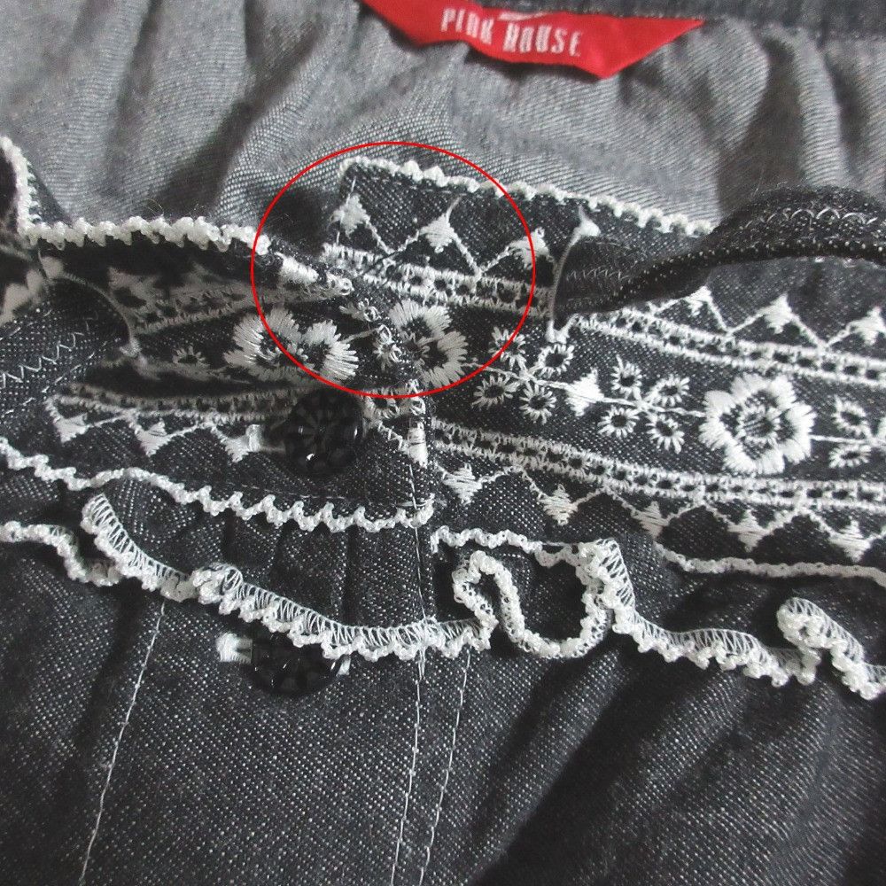 Other Other PINK HOUSE Embroidery Denim Set Textile Suits DUTY FREE for USA Size ONE SIZE - 12 Thumbnail