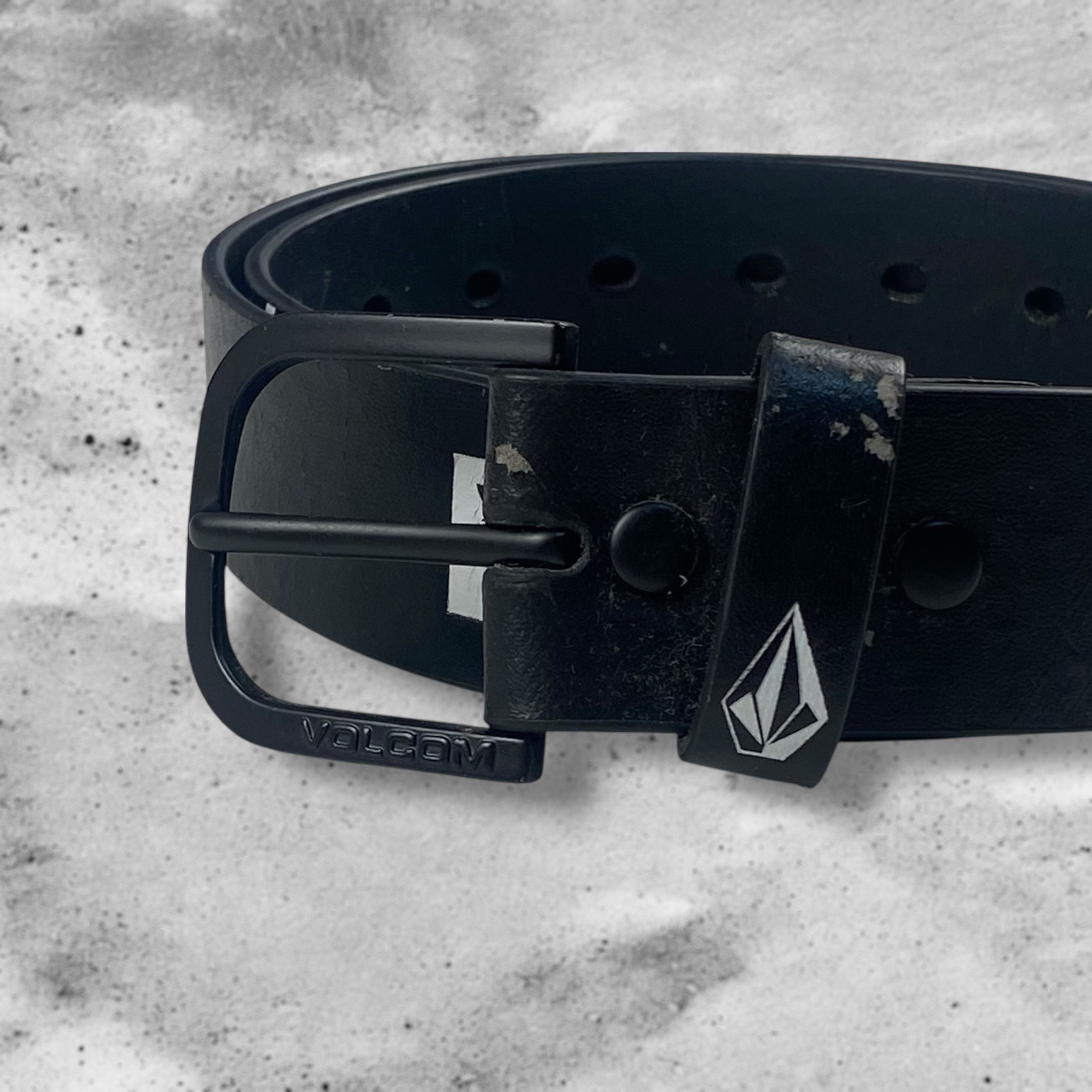 Volcom Volcom 00s Leather Belt Black Size 32 Size ONE SIZE - 2 Thumbnail