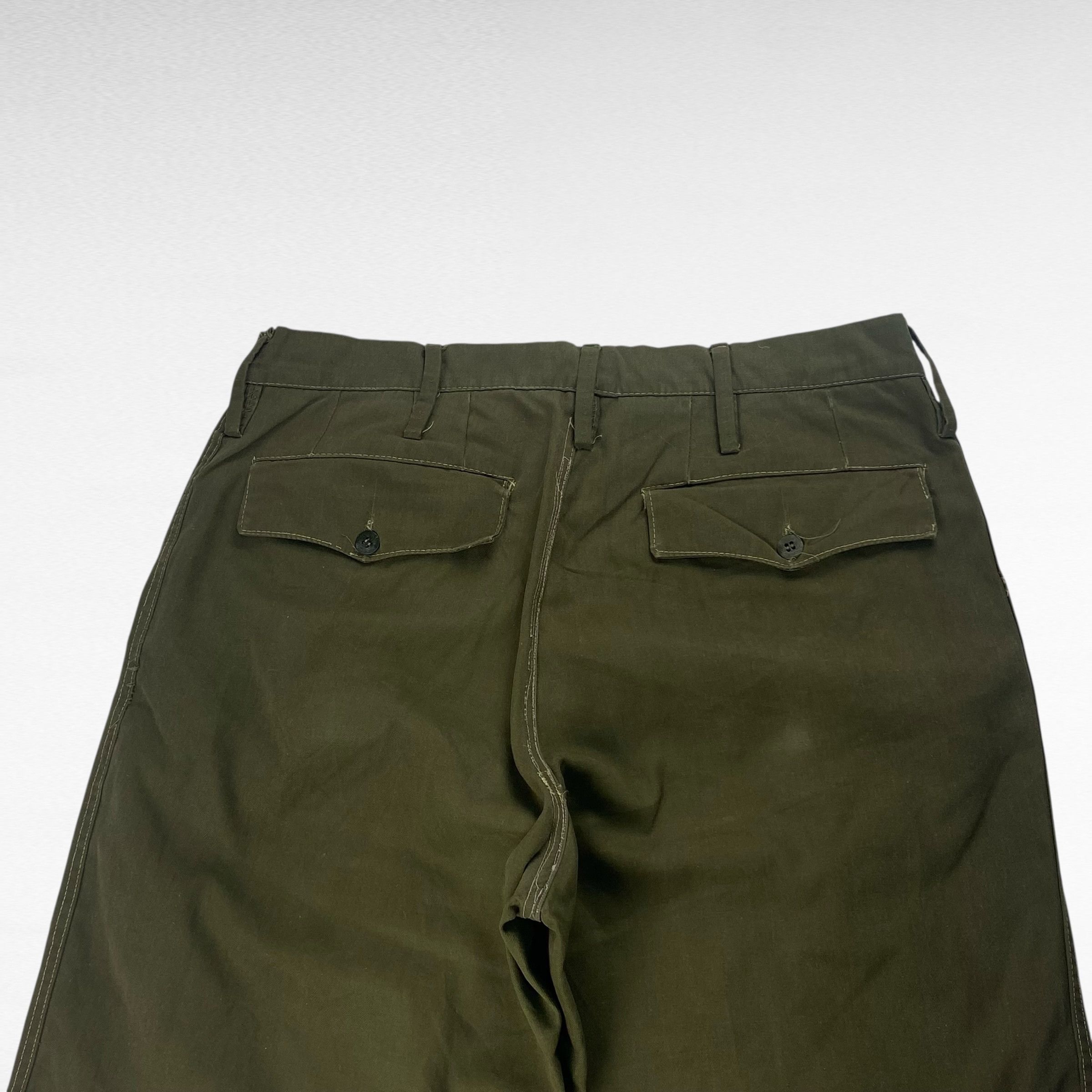 Vintage Italian army Green Size W33 Size US 33 - 5 Thumbnail