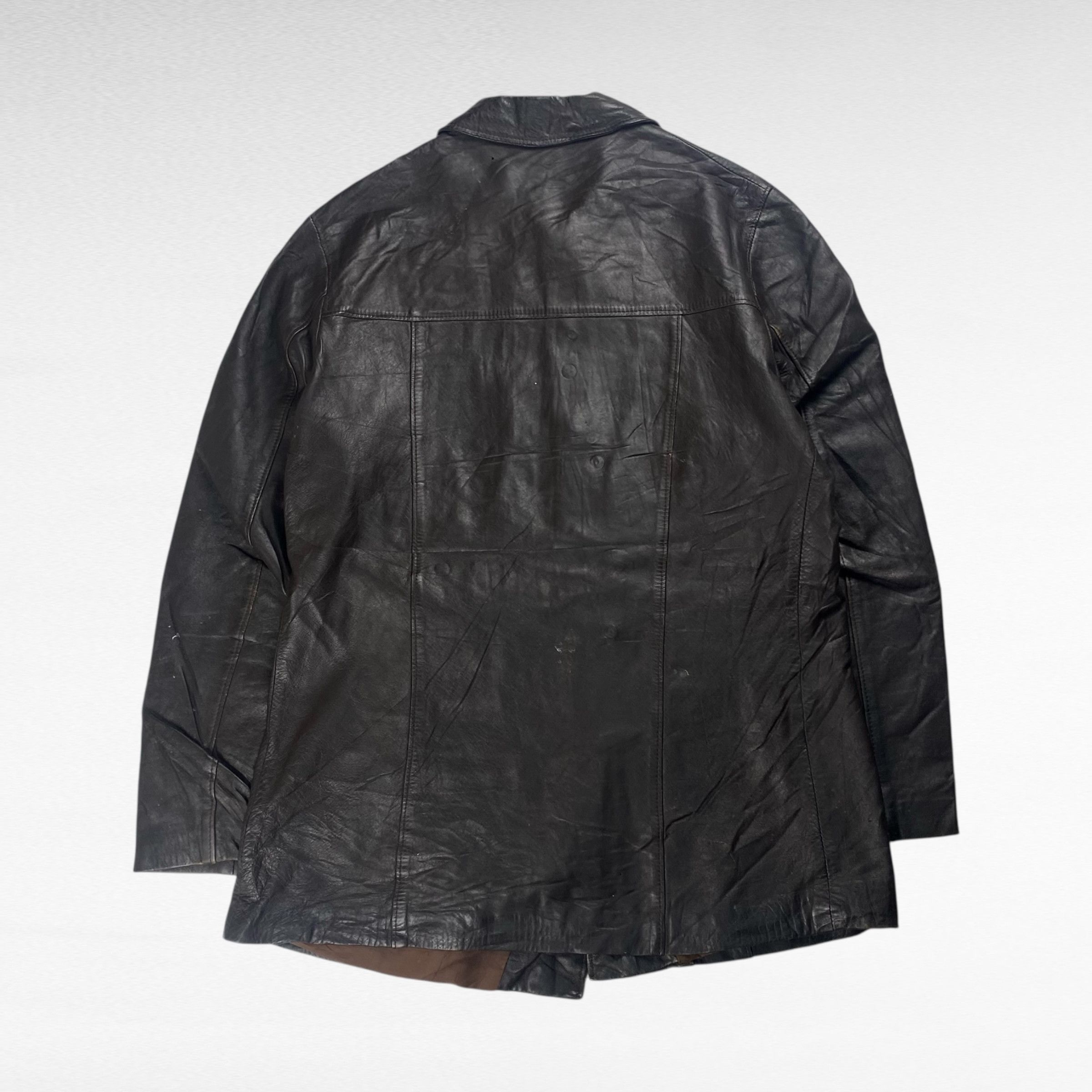Vintage unknown Leather Coat Size M Size US M / EU 48-50 / 2 - 2 Thumbnail