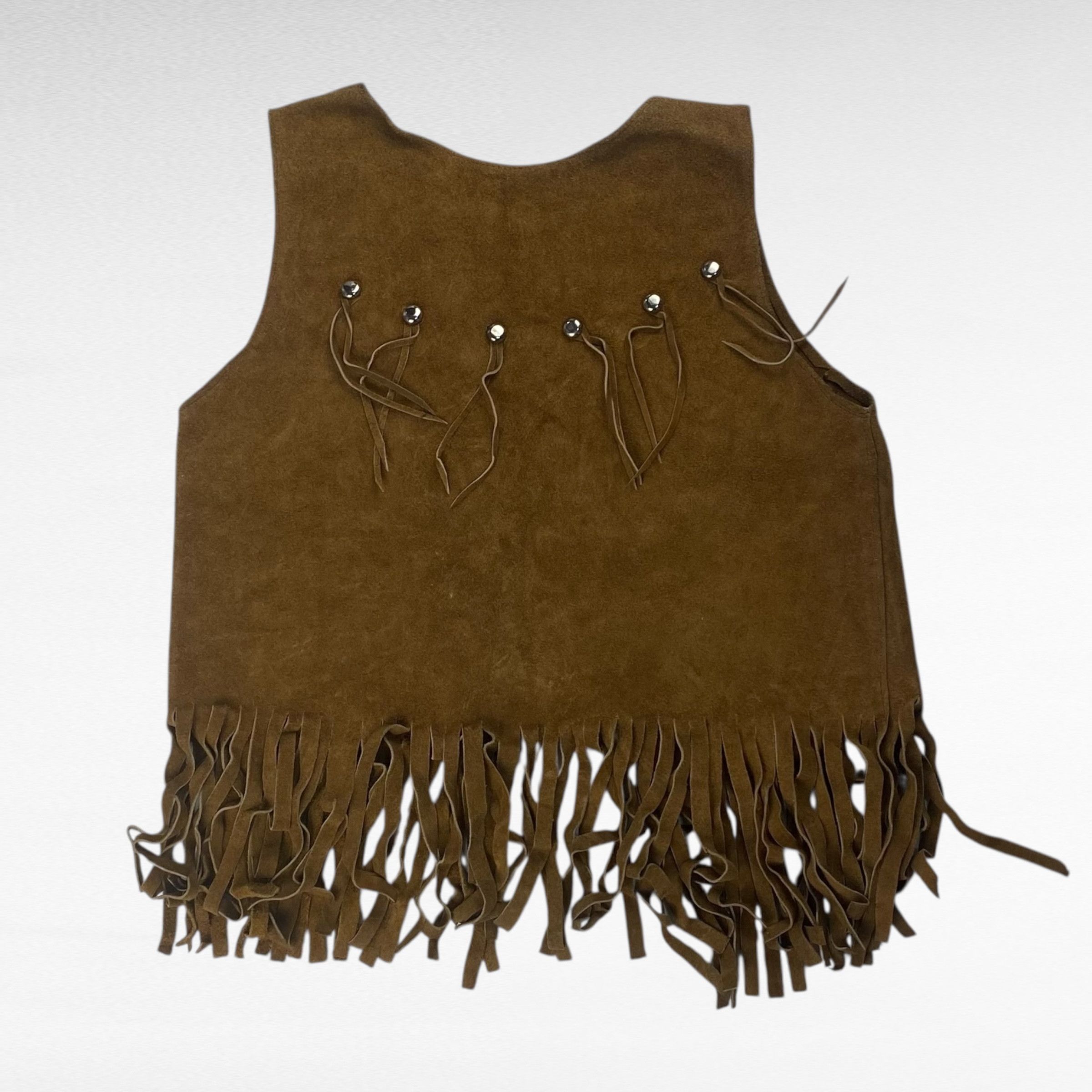 Vintage unknown Leather Vest Brown Size S Size US S / EU 44-46 / 1 - 2 Thumbnail