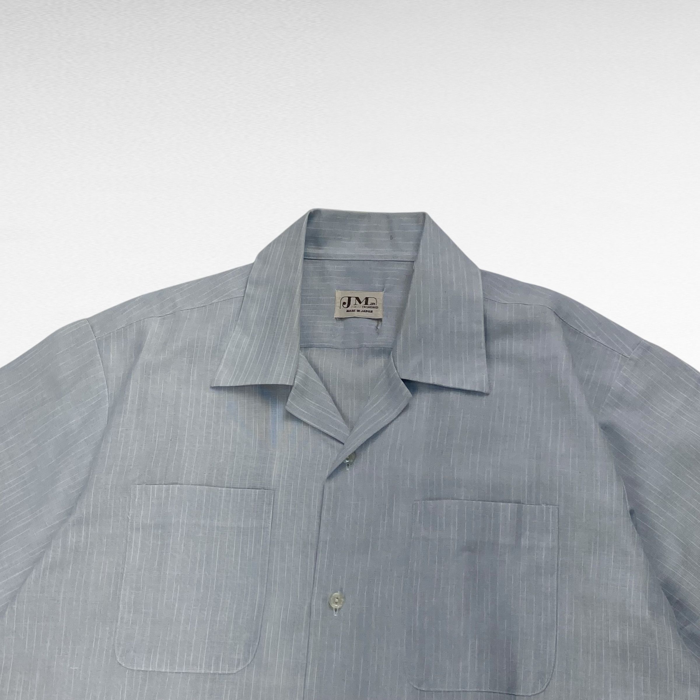 Vintage JM Open Collar Shirt Size L Size US L / EU 52-54 / 3 - 4 Thumbnail