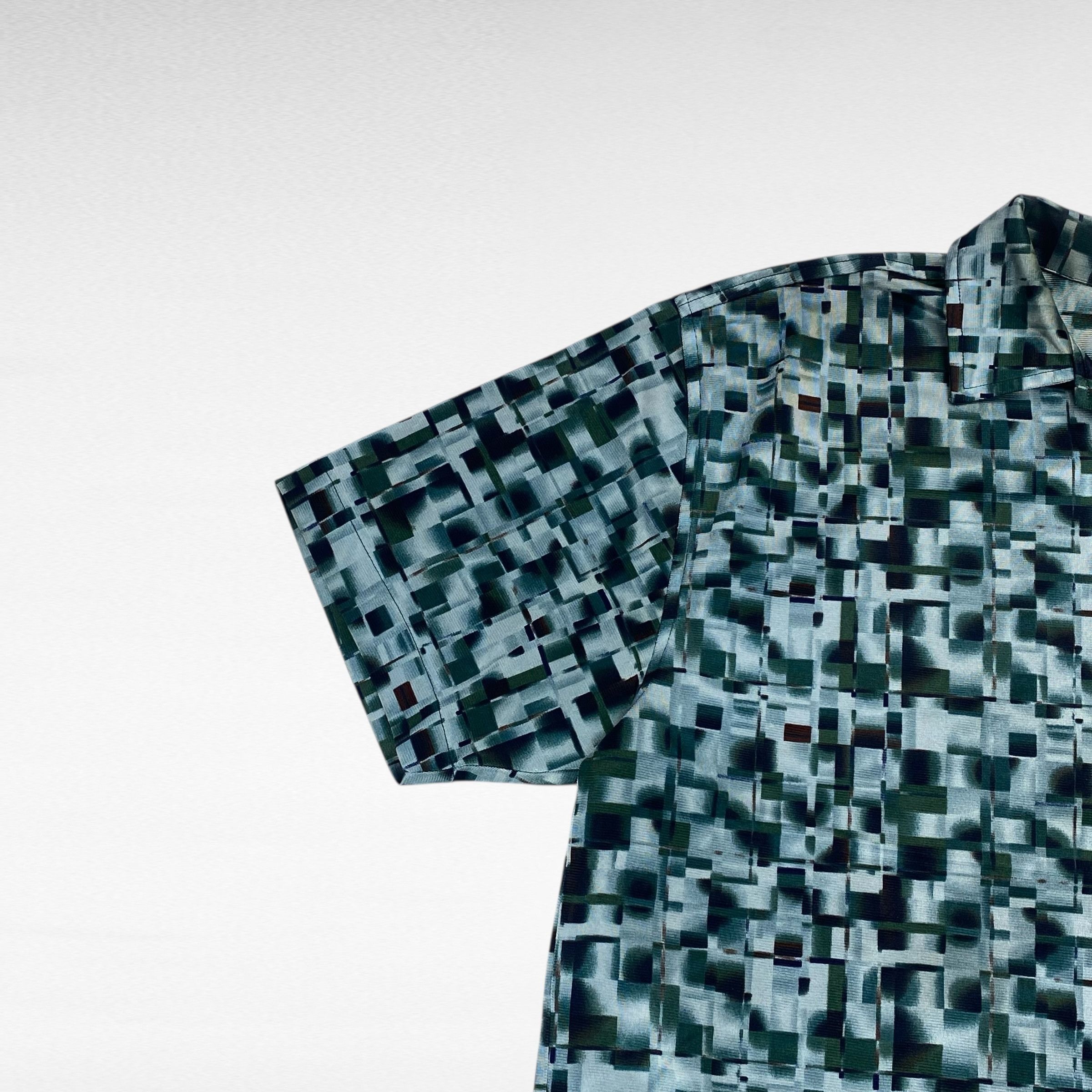 Vintage unknown 90s Open Collar Shirt Size M Size US M / EU 48-50 / 2 - 3 Thumbnail