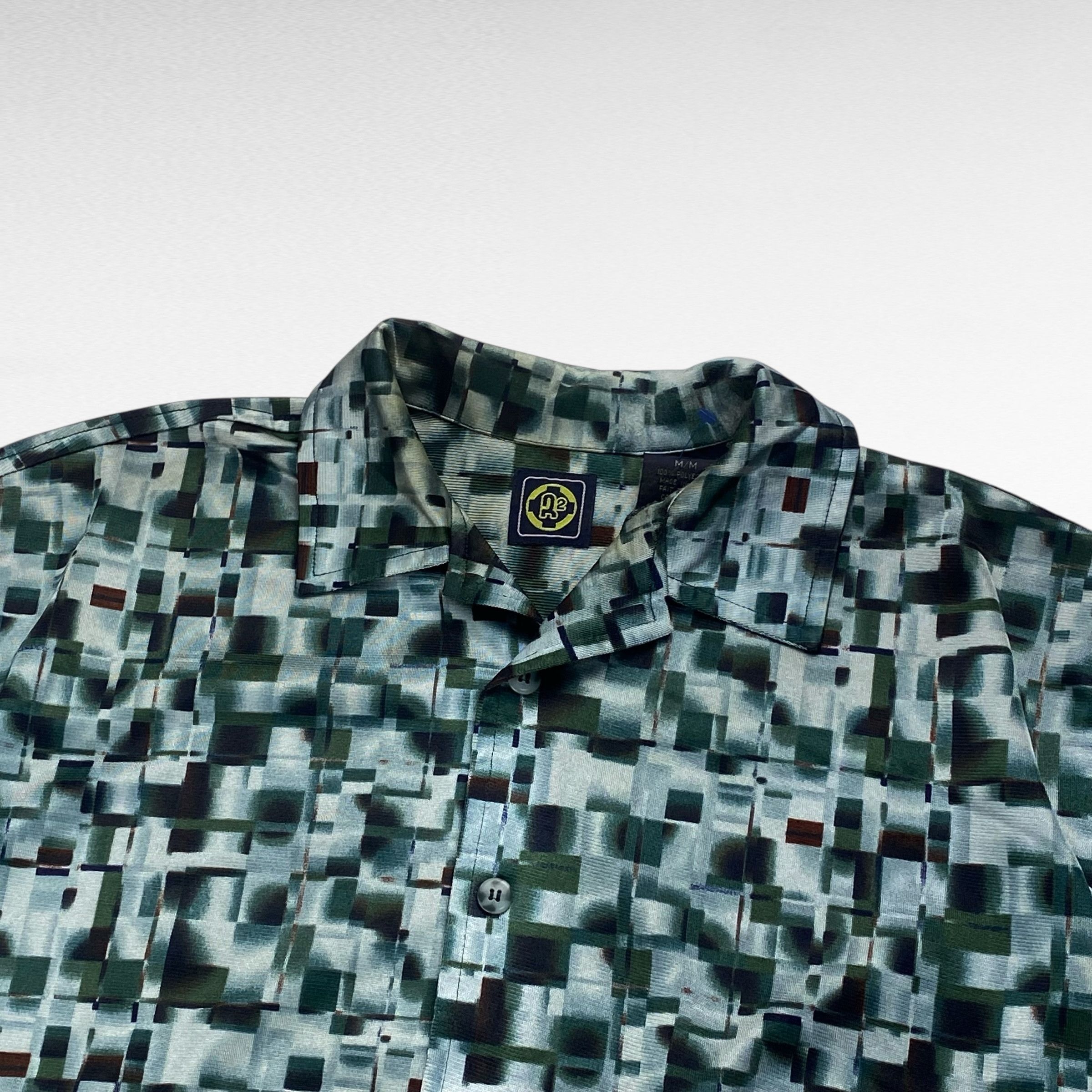 Vintage unknown 90s Open Collar Shirt Size M Size US M / EU 48-50 / 2 - 4 Thumbnail