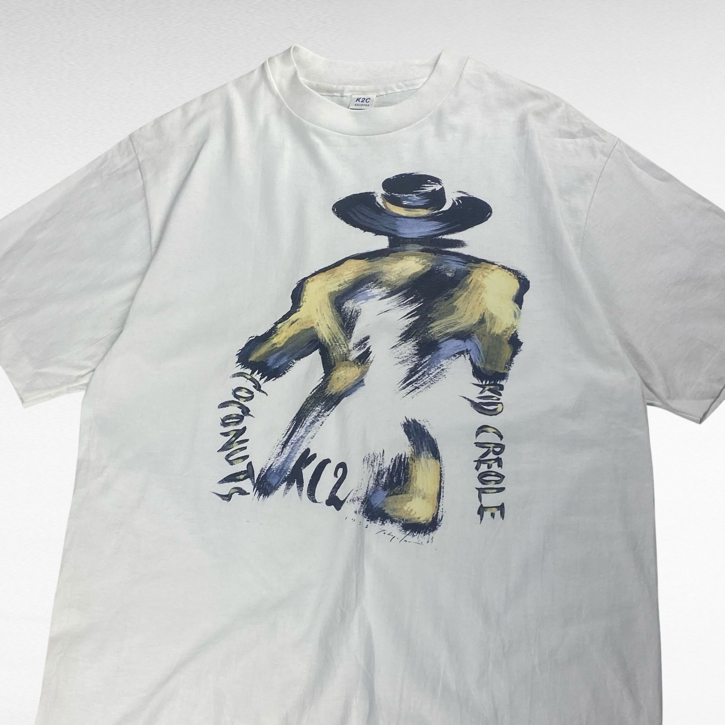 Vintage K2C 90s T-Shirt White Size M Size US M / EU 48-50 / 2 - 5 Thumbnail