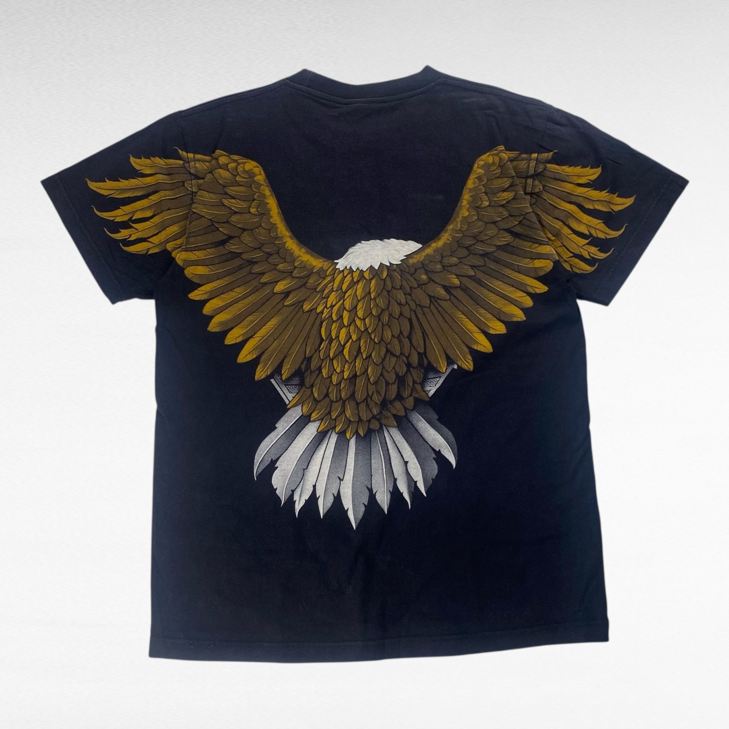 Vintage ROCK EAGLE 00s T-Shirt Black Size M Size US M / EU 48-50 / 2 - 2 Thumbnail