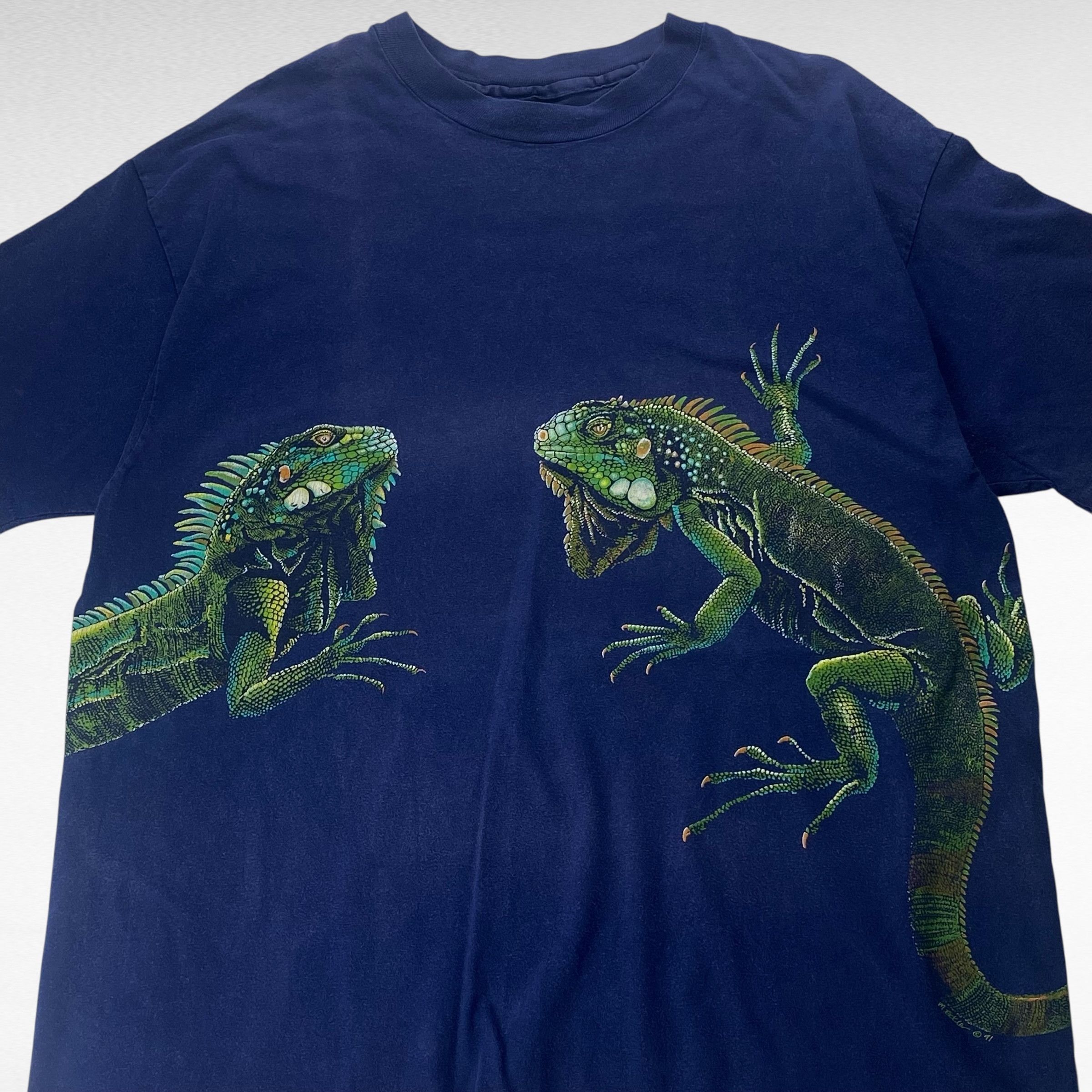 Vintage unknown 90s T-Shirt Blue Size L Size US L / EU 52-54 / 3 - 5 Thumbnail