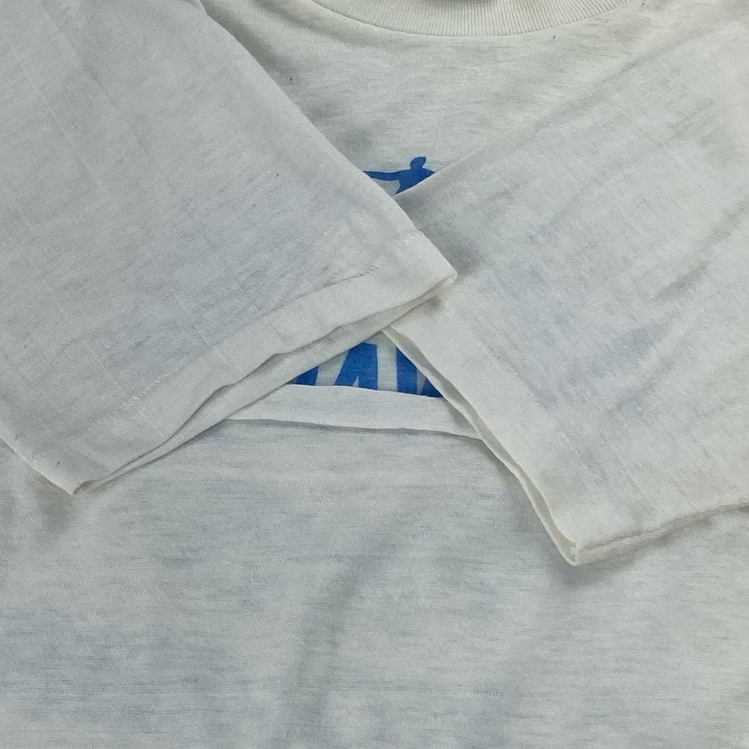 Vintage unknown 80s Print T-Shirt White Size M Size US M / EU 48-50 / 2 - 4 Thumbnail