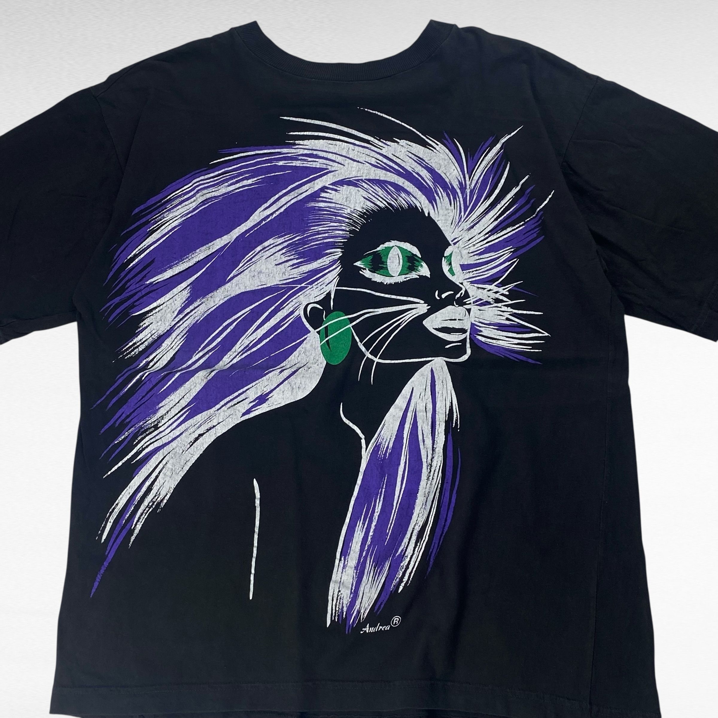 Vintage unknown Graphic T-Shirt Black Size L Size US L / EU 52-54 / 3 - 4 Thumbnail