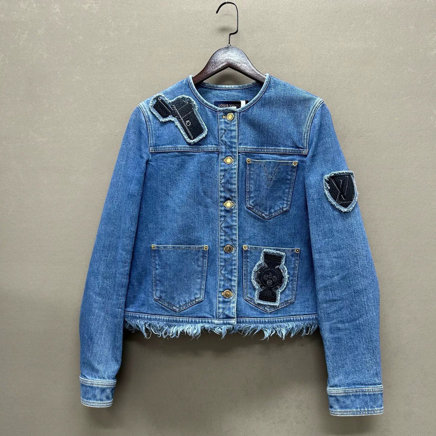 Louis Vuitton Louis Vuitton Patchwork Denim Jacket Size 40 Size S / US 4 / IT 40 - 2 Thumbnail