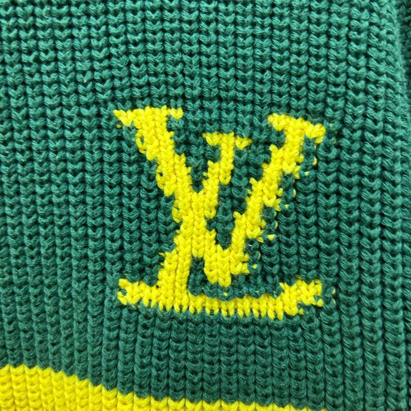 Louis Vuitton Louis Vuitton Striped Logo Sweater Size L Size US L / EU 52-54 / 3 - 4 Thumbnail