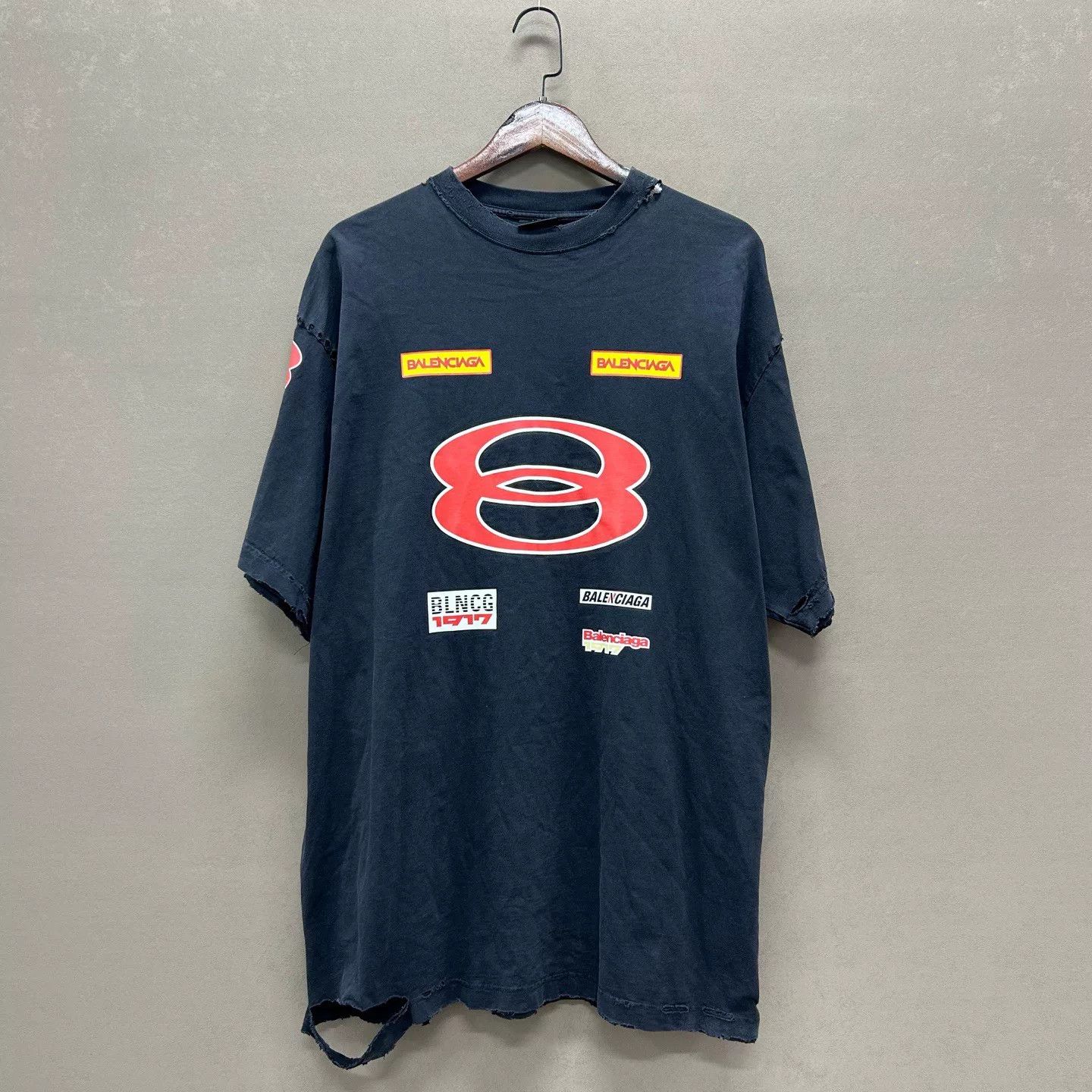 Balenciaga Balenciaga Sponsor Logo T-Shirt Size M Size US M / EU 48-50 / 2 - 2 Thumbnail