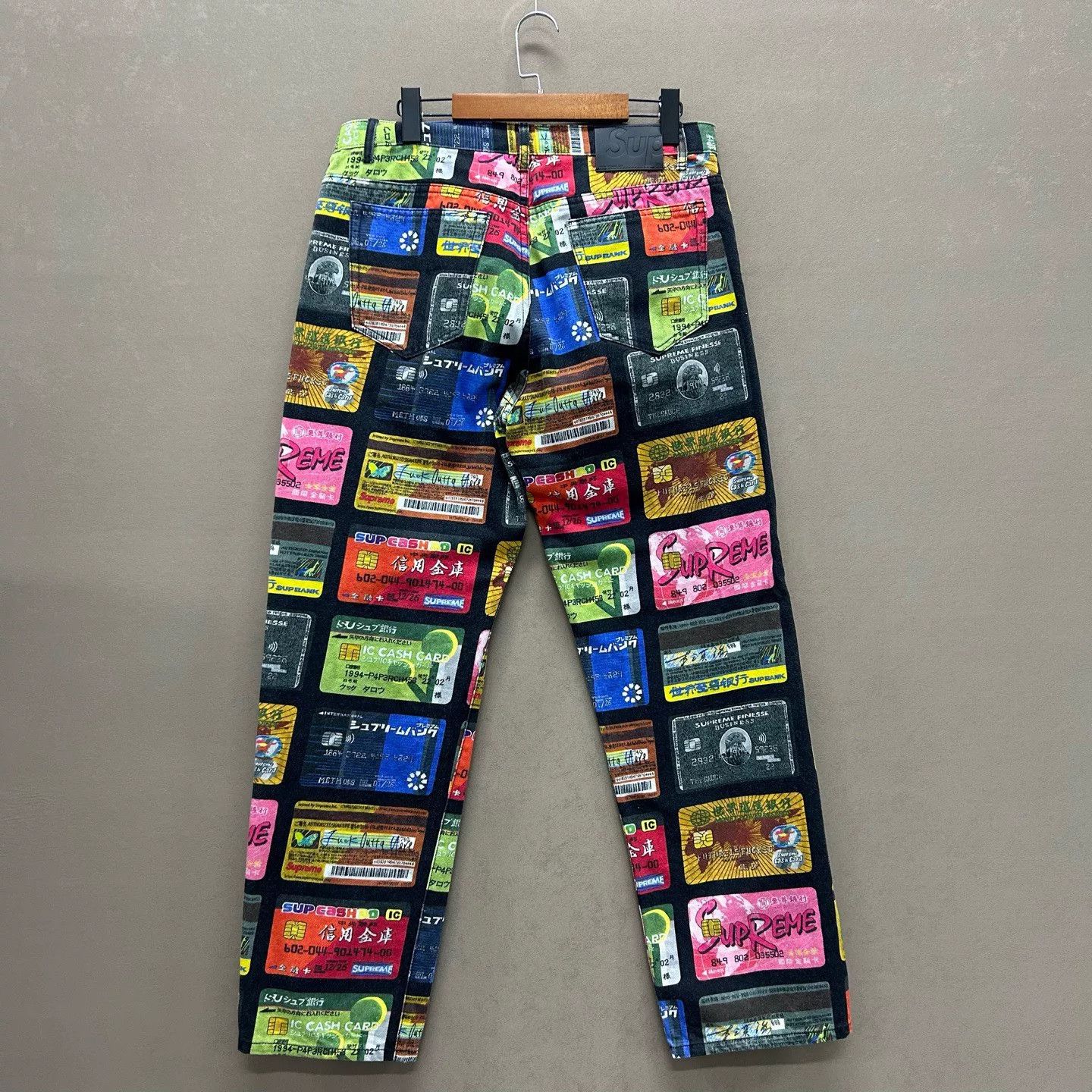 Supreme Supreme Credit Card Print Denim Jeans Size 32 Size US 32 / EU 48 - 3 Thumbnail