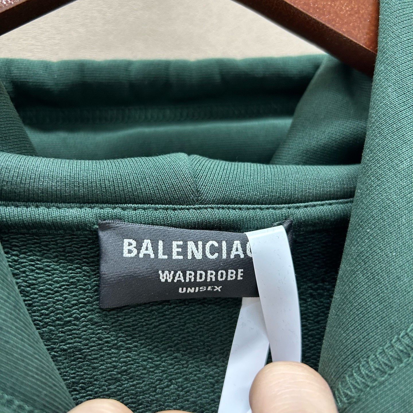 Balenciaga Balenciaga Green Hoodie Size XL Size US XL / EU 56 / 4 - 4 Thumbnail