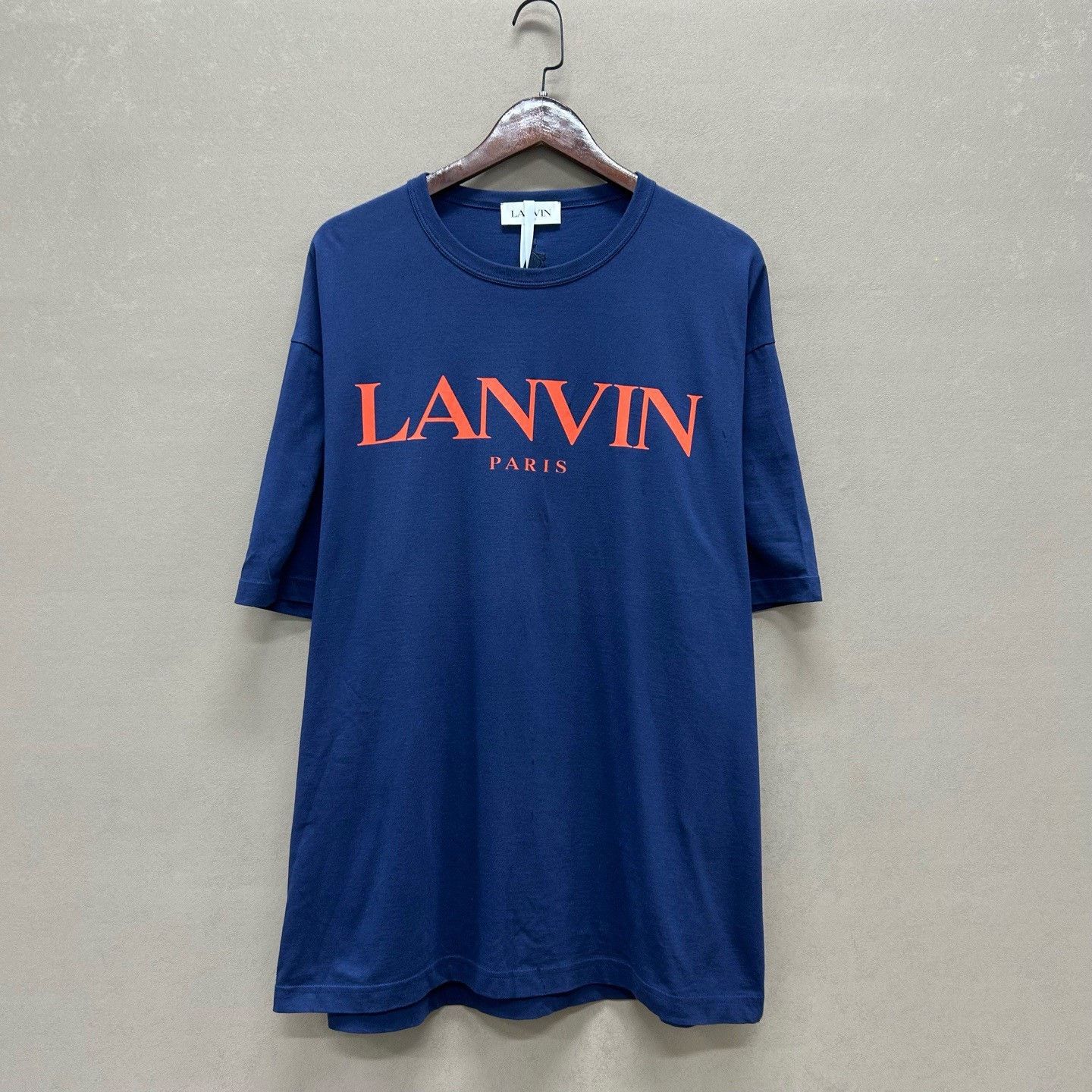 Lanvin Lanvin Logo Short Sleeve T-Shirt Size L Size US L / EU 52-54 / 3 - 2 Thumbnail