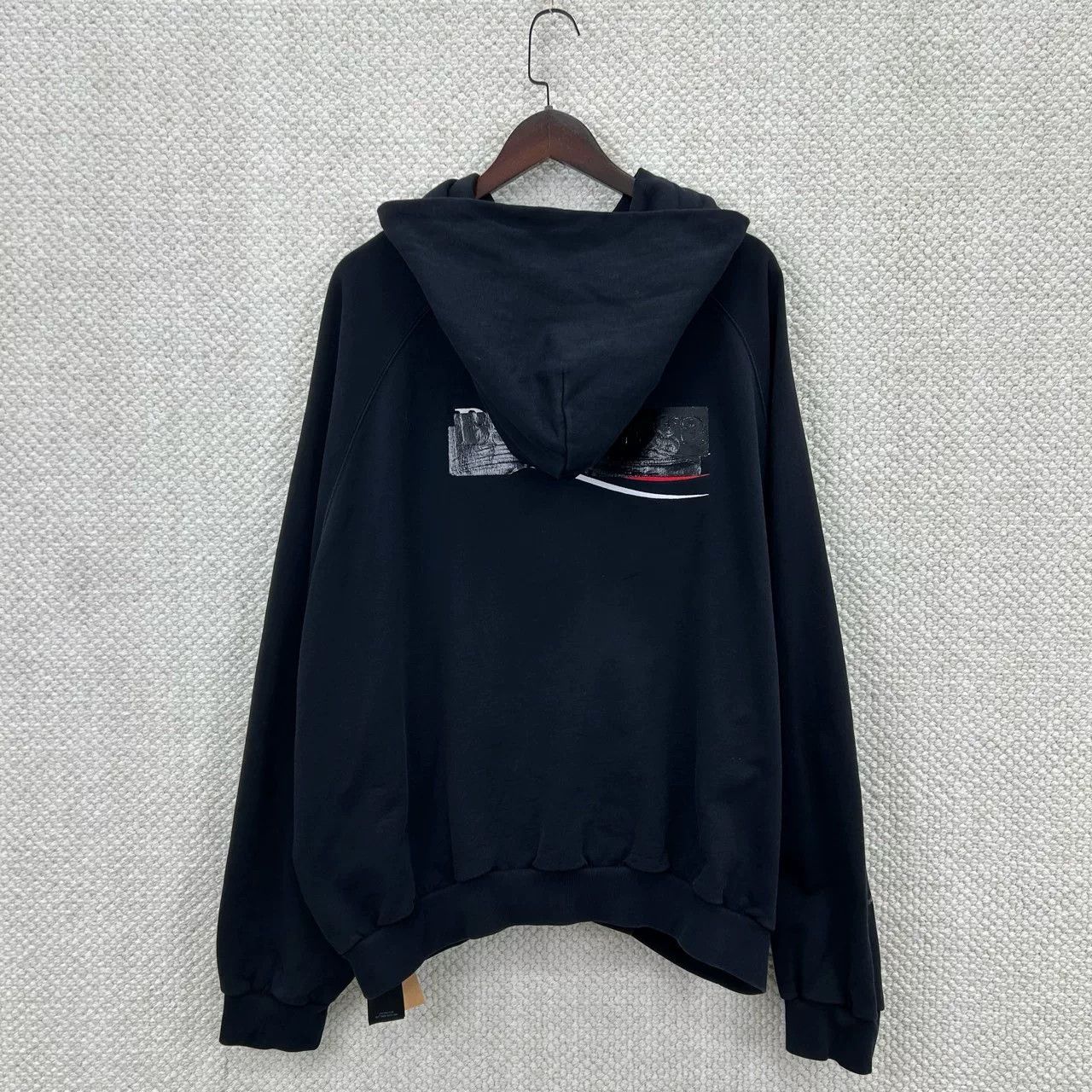 Balenciaga Balenciaga Logo Zip Hoodie Size 3 Size US L / EU 52-54 / 3 - 3 Thumbnail